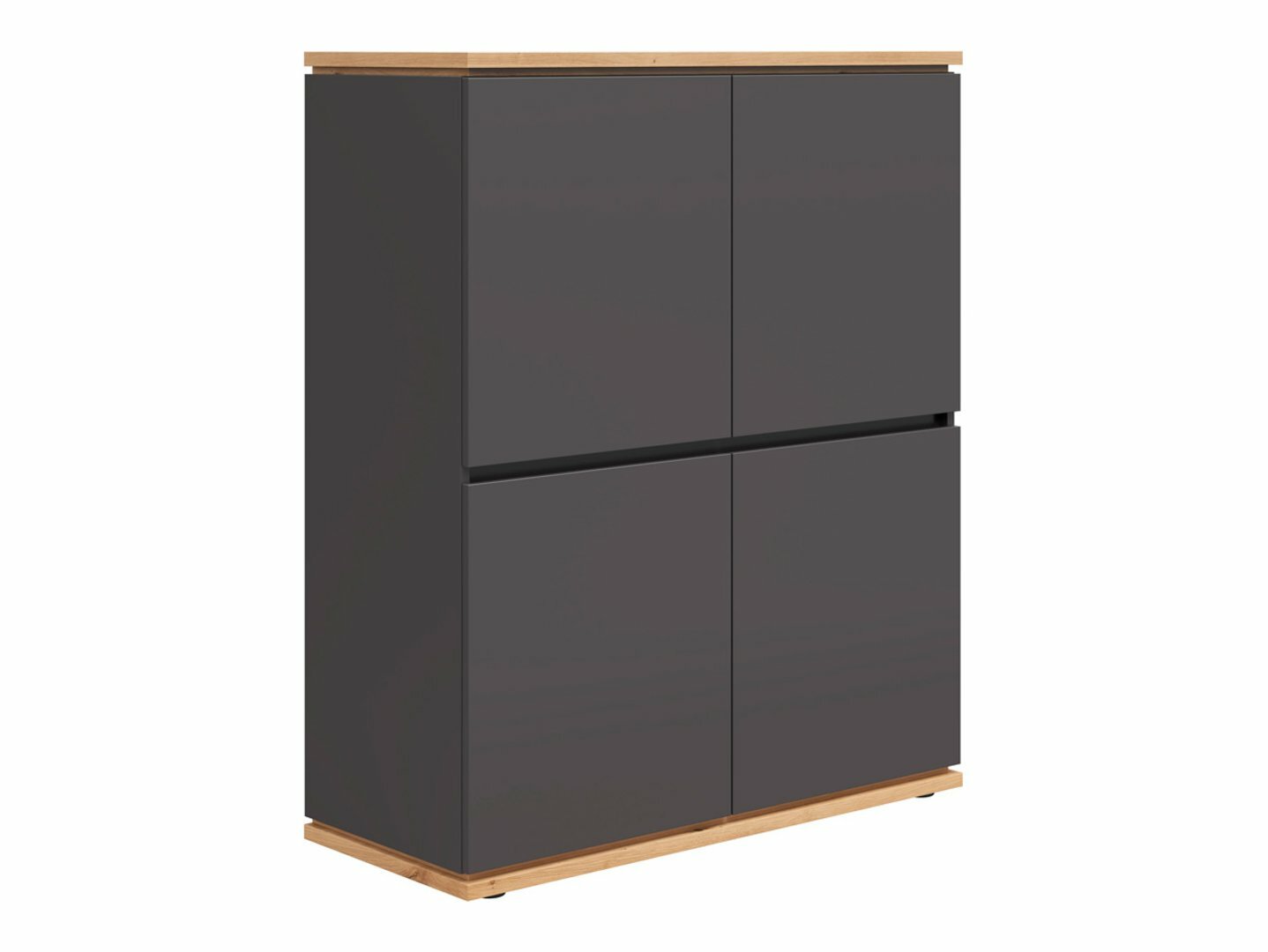 Sideboard Cirfelo 116 (Graphite + Artisan oak)