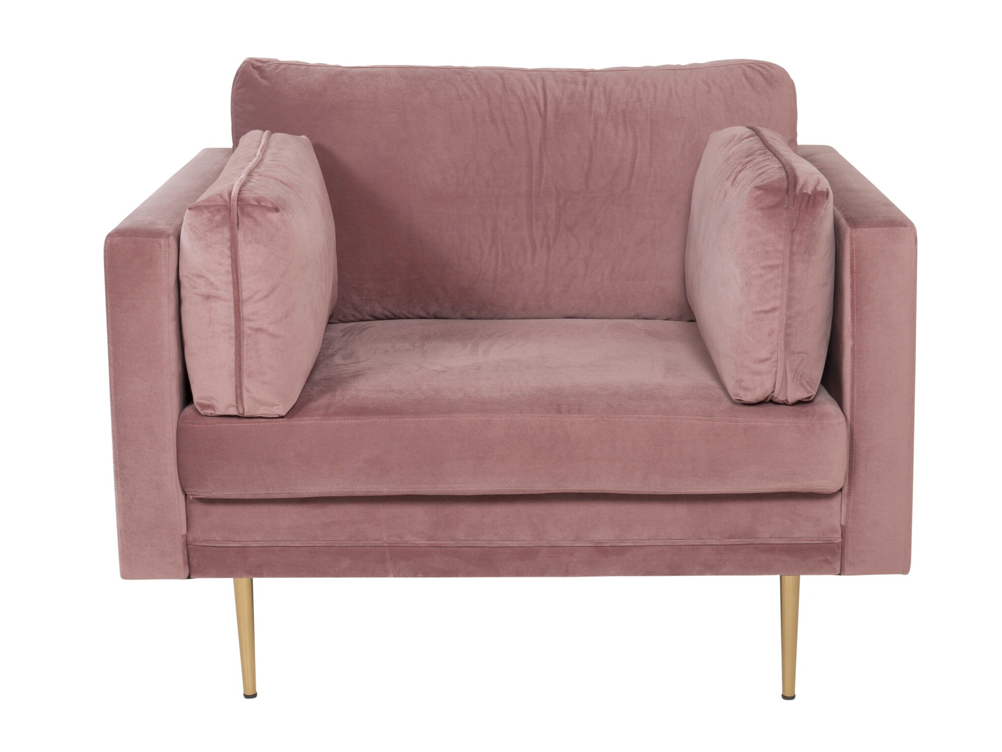 Armchair Dallas 100 (Dusty pink + Brown)