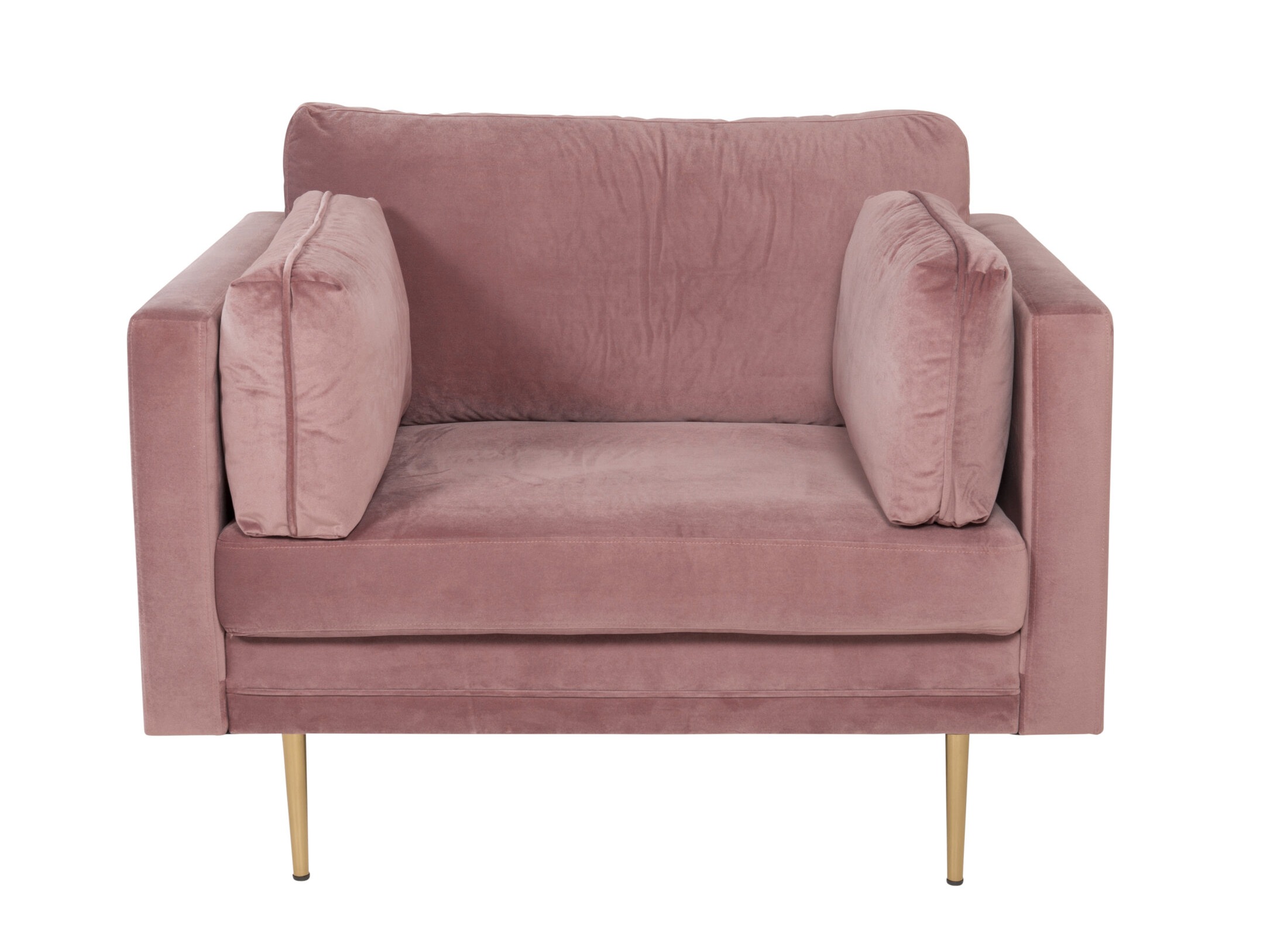 Armchair Dallas 100 (Dusty pink + Brown)