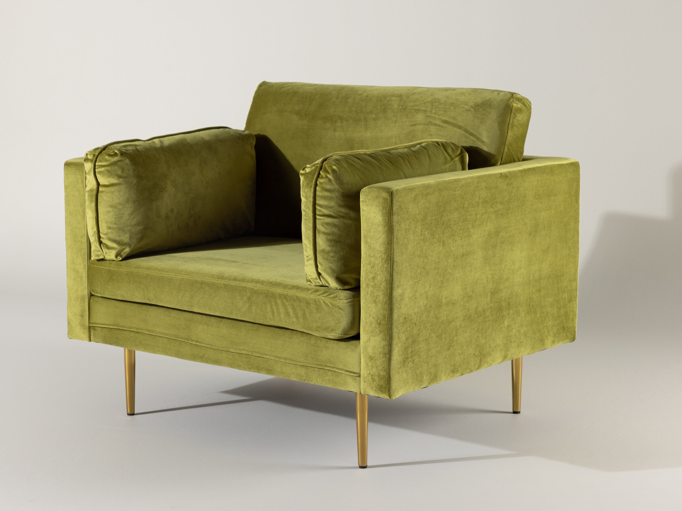 Armchair Dallas 100 (Green + Brown)