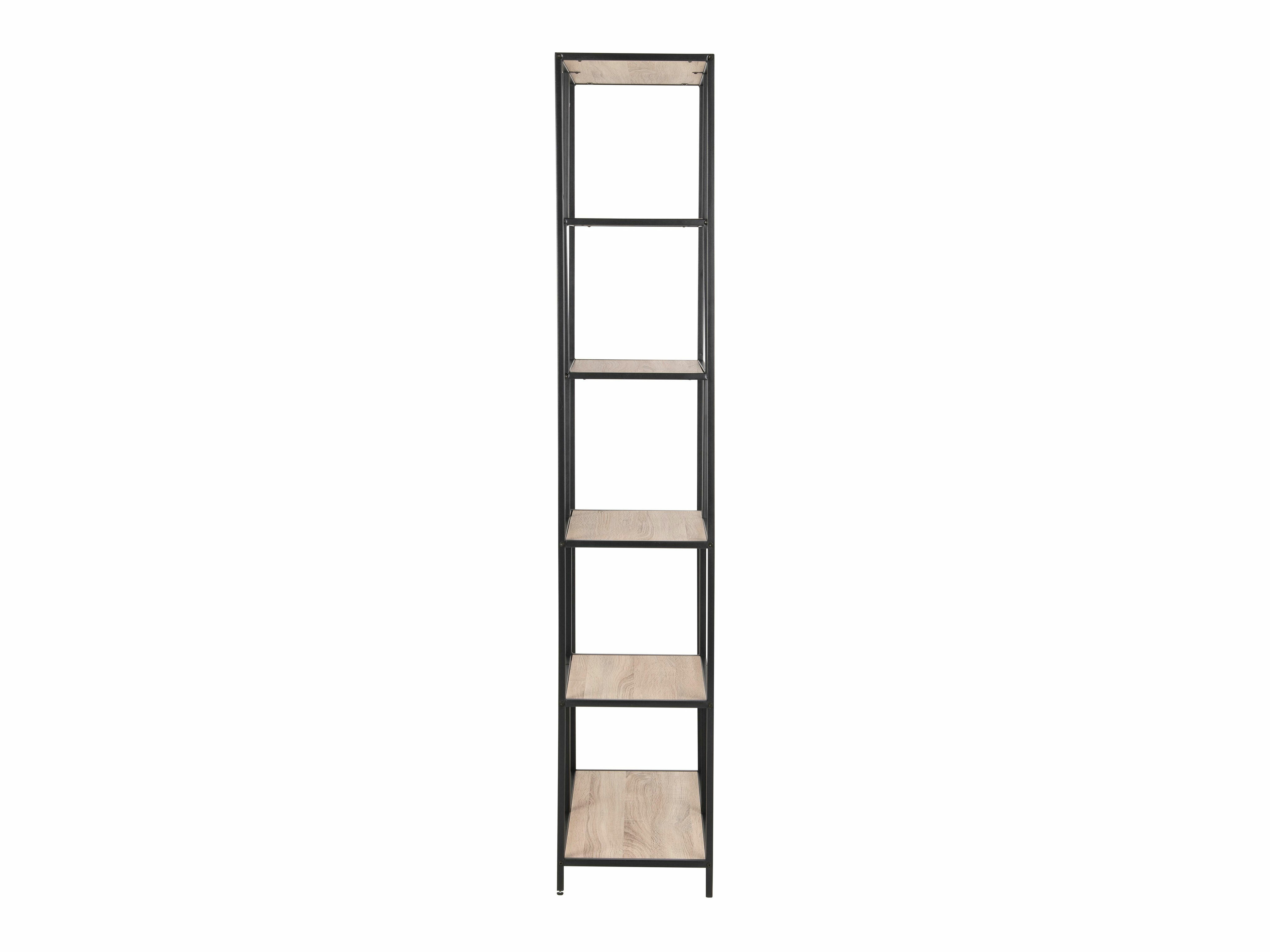 Bookcase Norsica Sevferi 104 (Sonoma oak + Black)