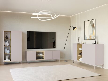 Living room set Veldome 103 (Cashmere + Oak)