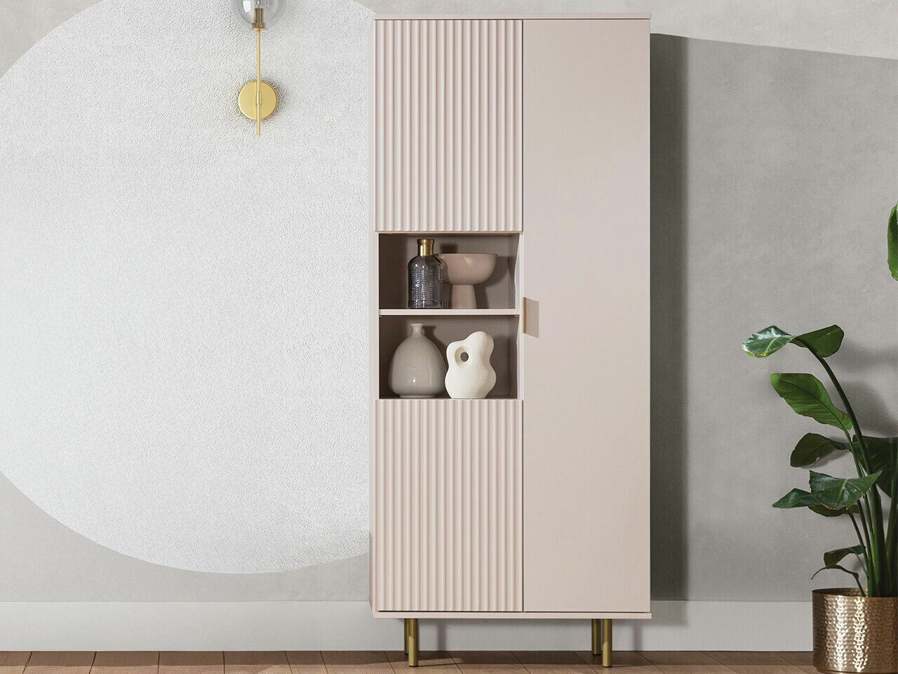 Bookcase Decus I (Cashmere)