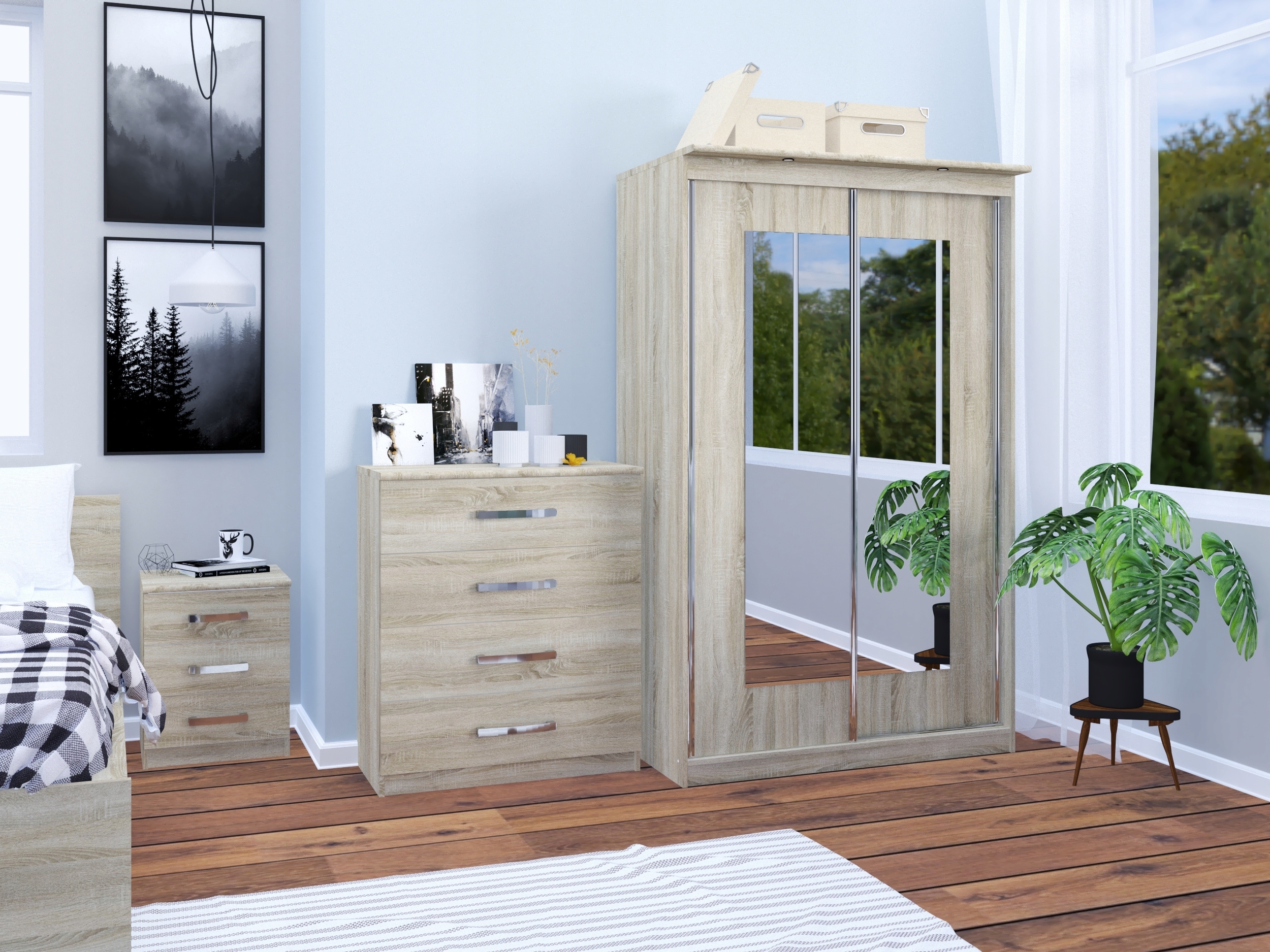 Chest of drawers Bristol 150 (Sonoma oak)
