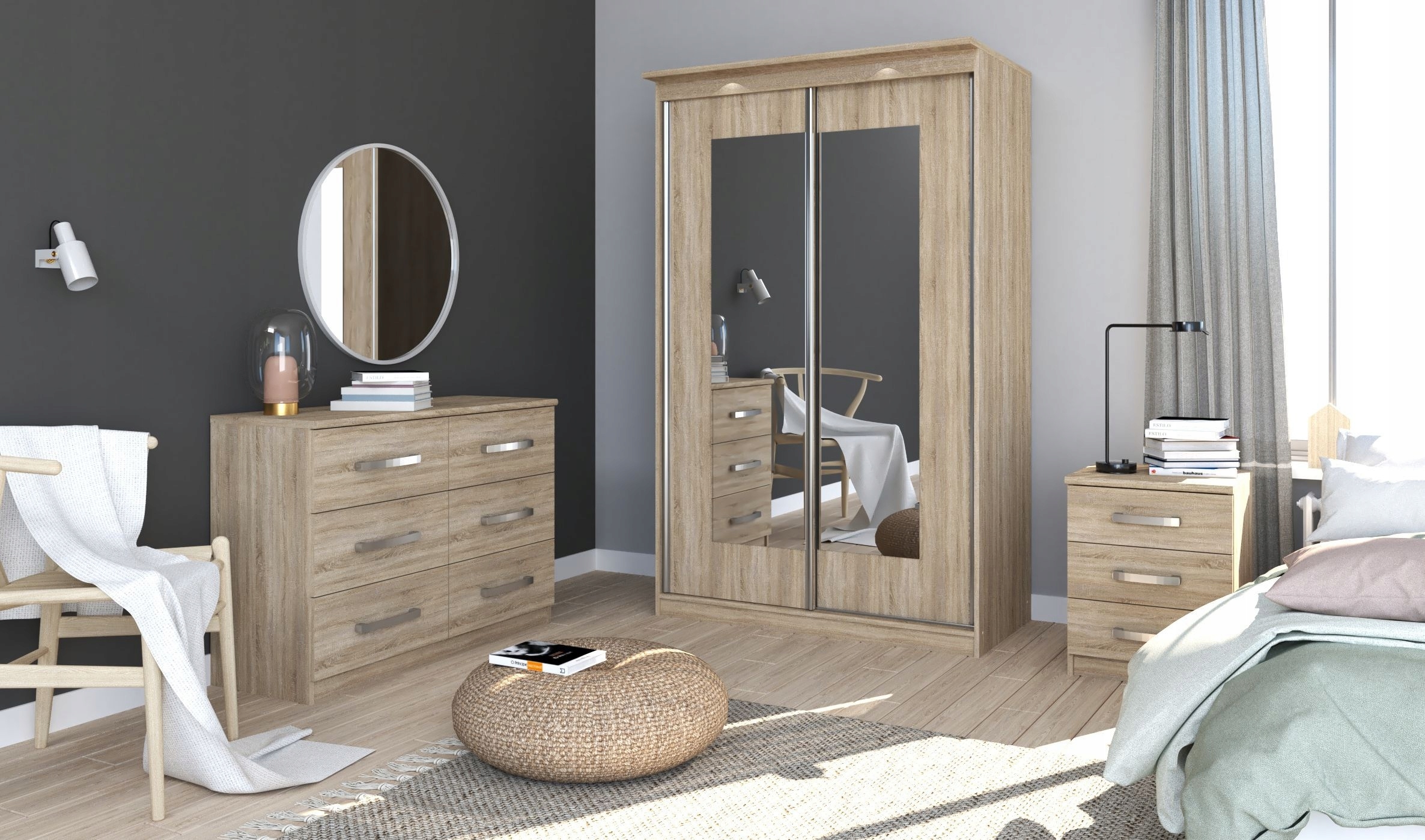 Chest of drawers Bristol 151 (Sonoma oak)