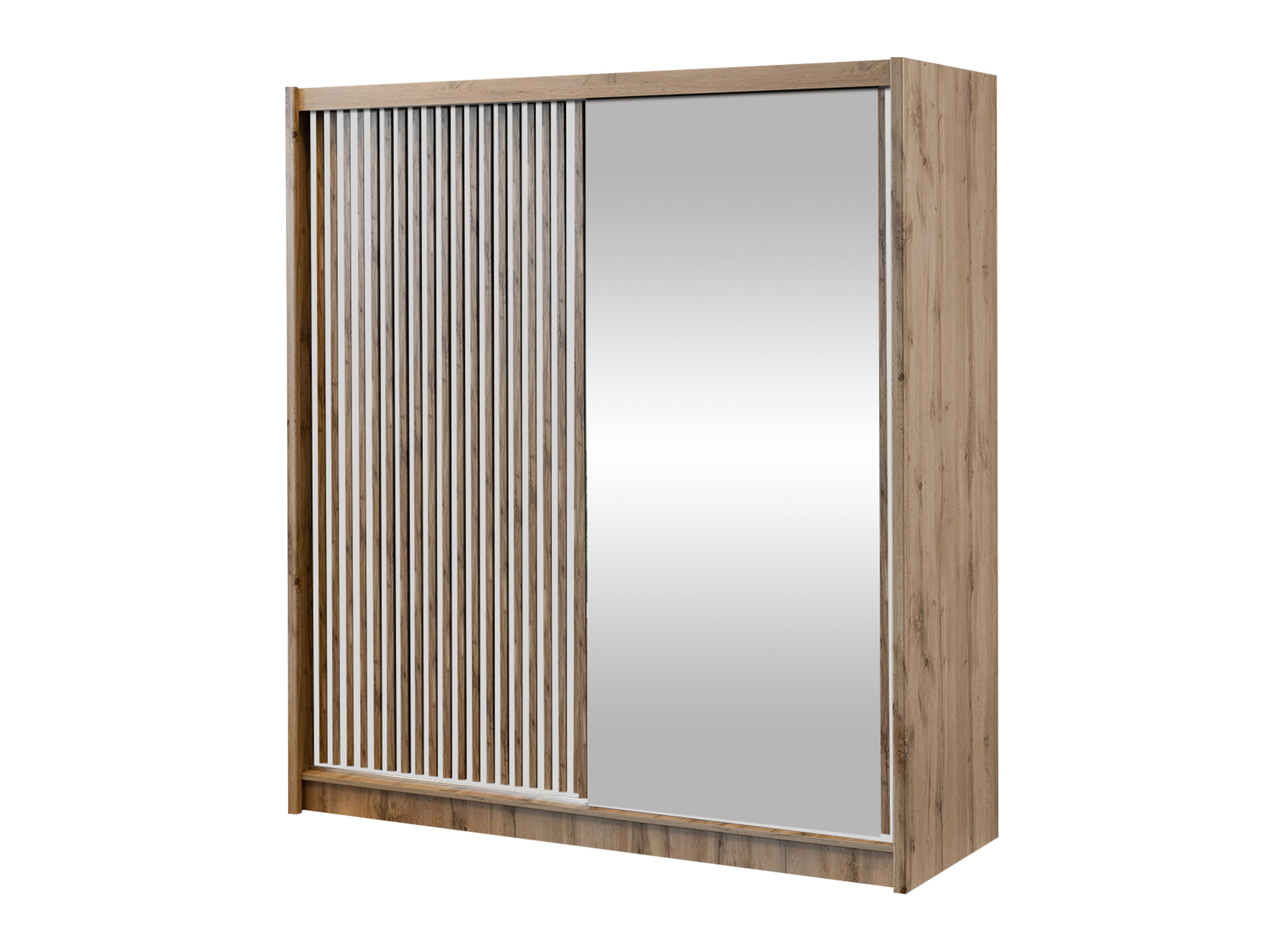 Wardrobe Gemes (Wotan Oak + White)