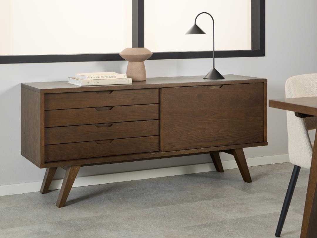 Chest of drawers Norsica Albene 107 (Walnut)