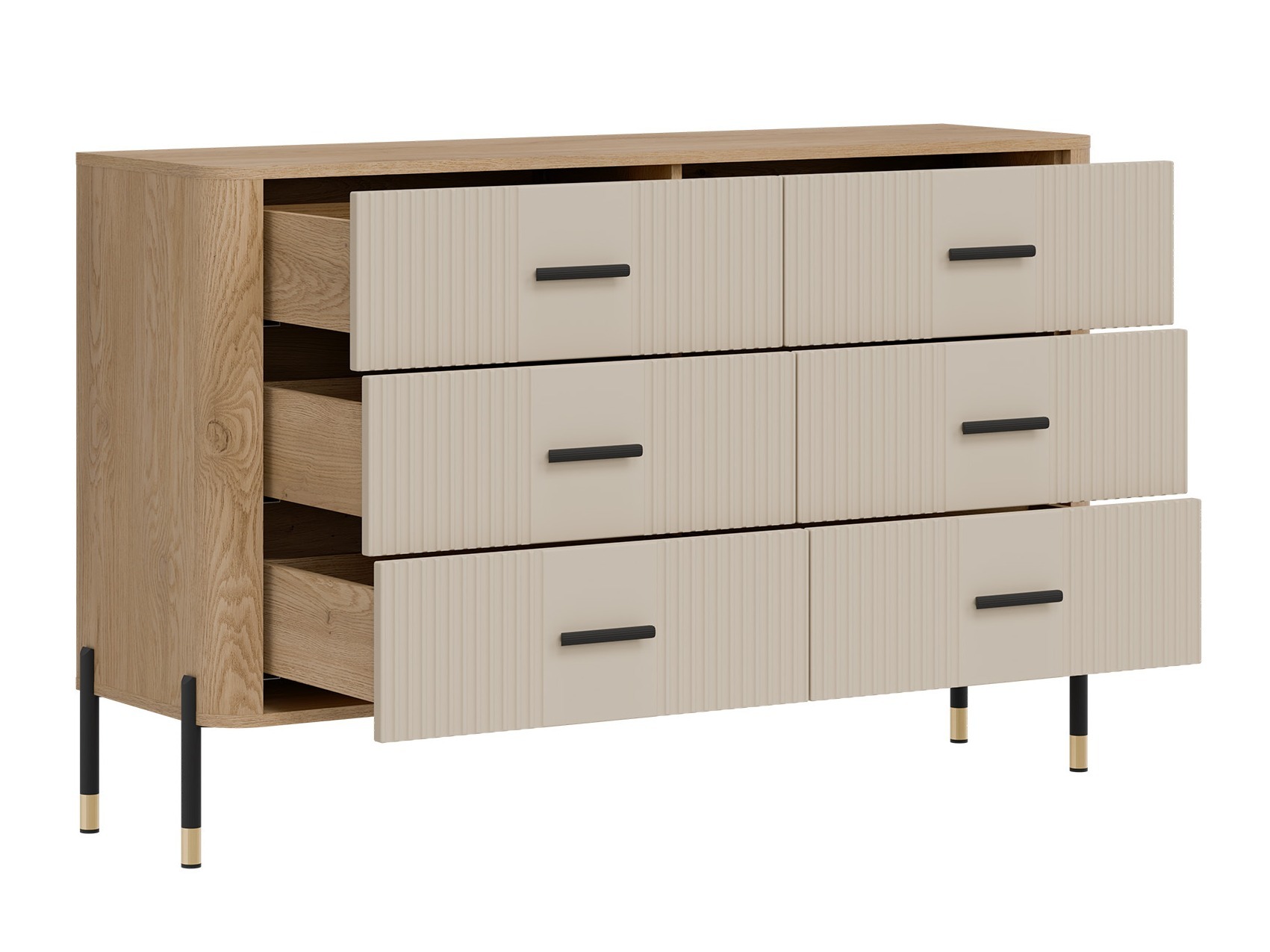 Chest of drawers Flosora 109 (Cashmere)