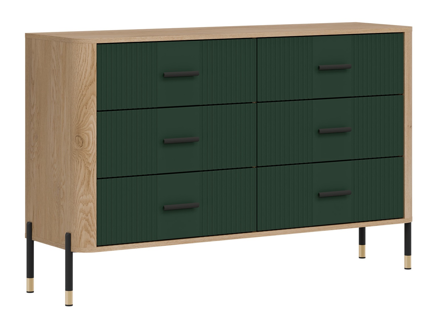 Chest of drawers Flosora 109 (Green)