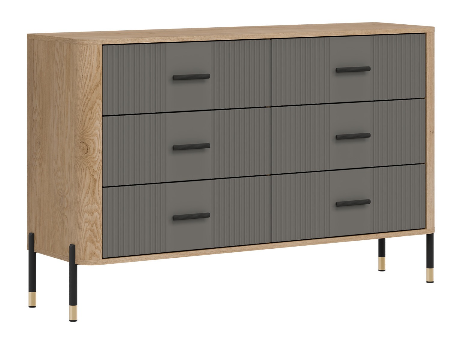 Chest of drawers Flosora 109 (Grey)