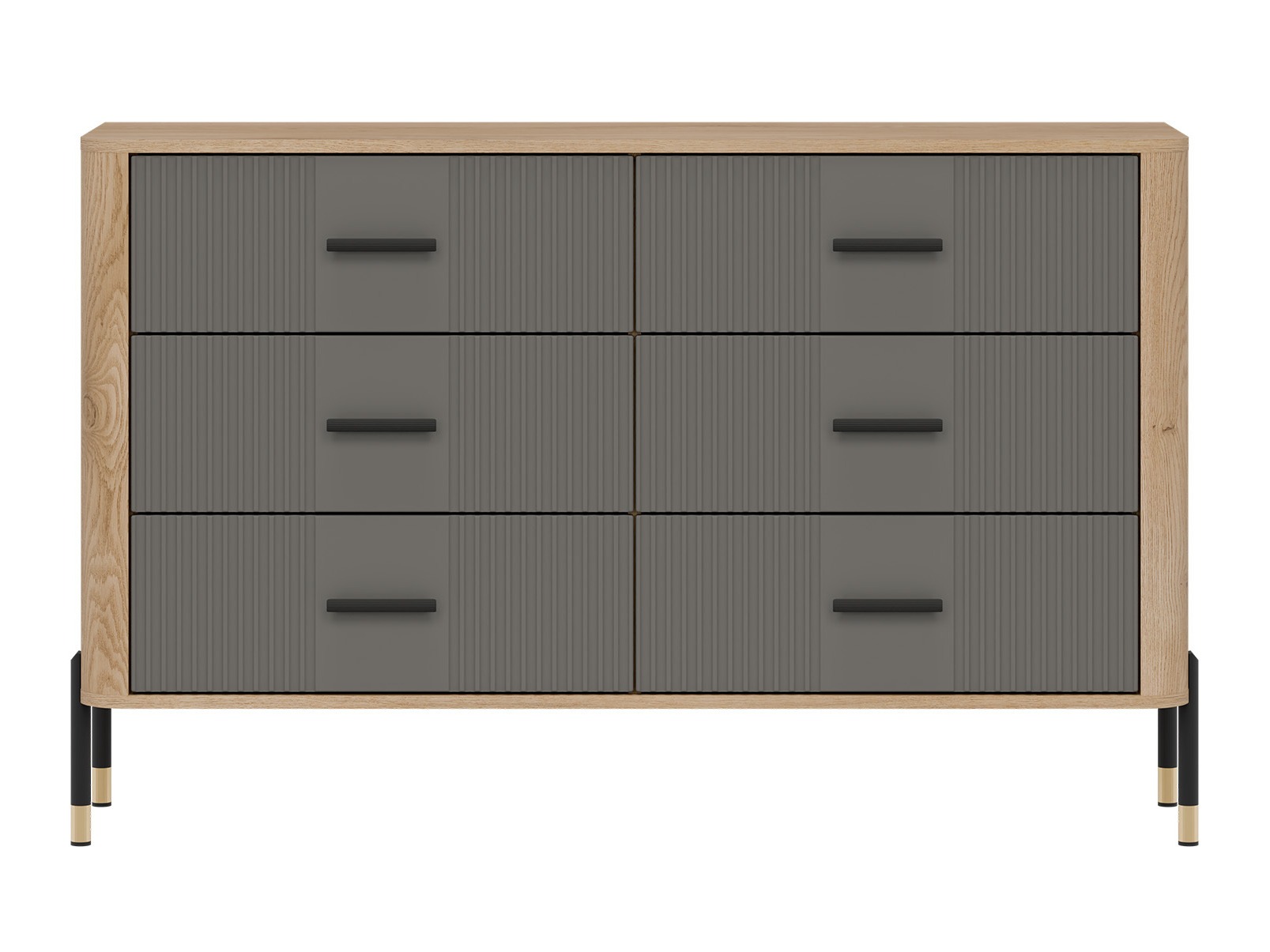 Chest of drawers Flosora 109 (Grey)