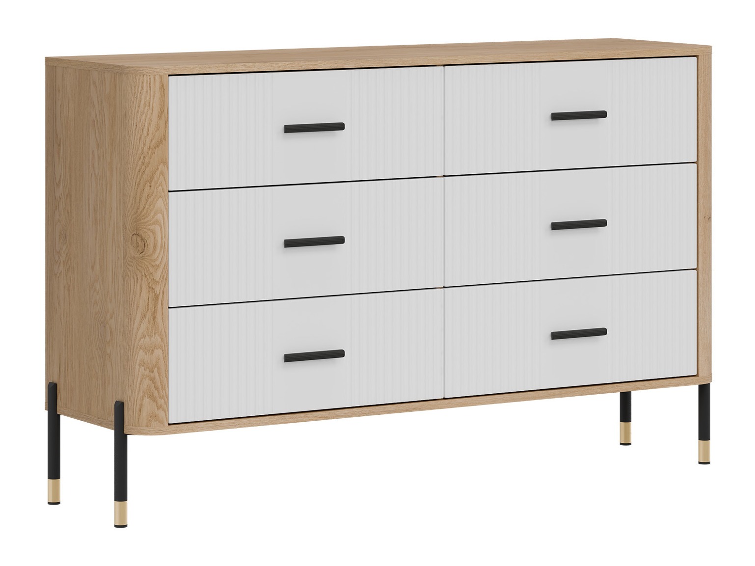 Chest of drawers Flosora 109 (White)