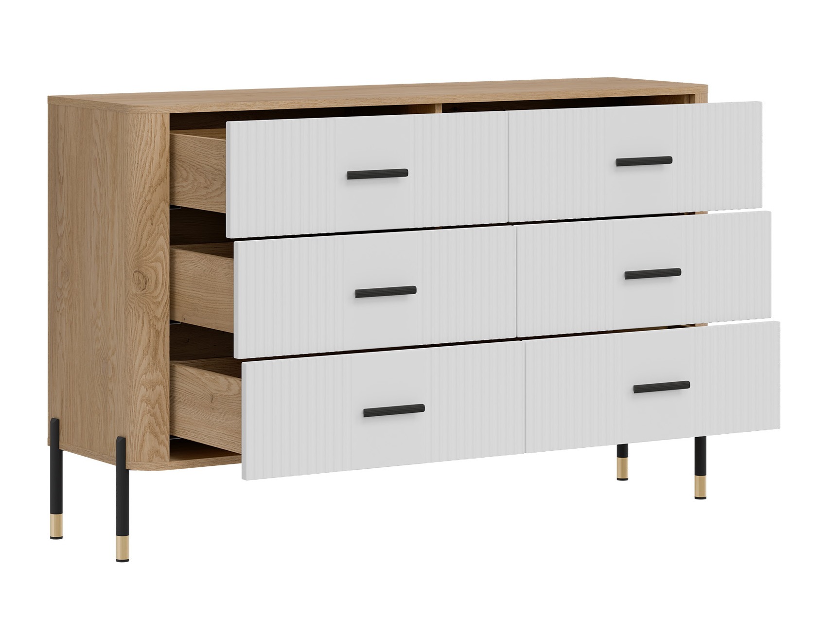 Chest of drawers Flosora 109 (White)