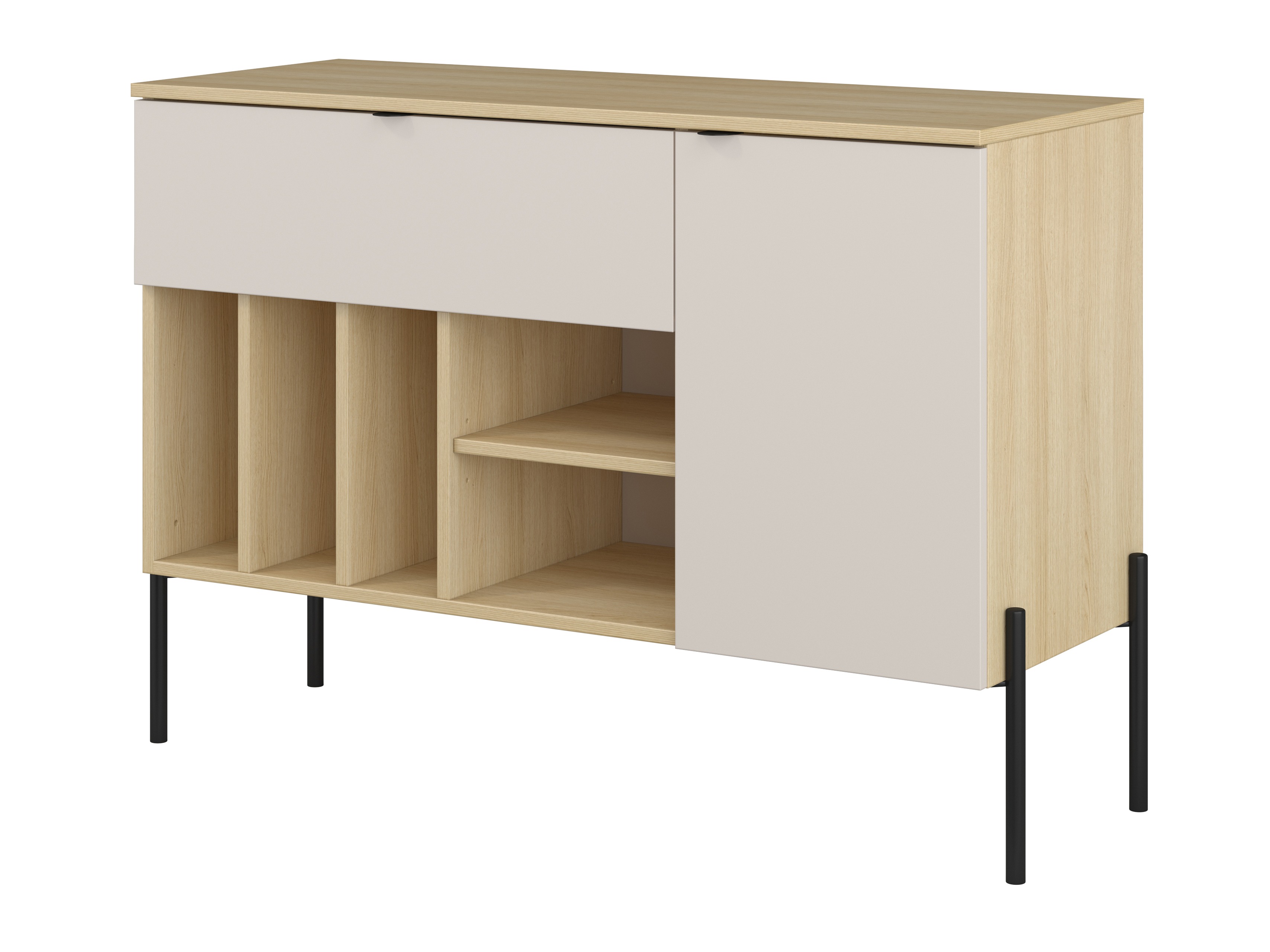 Chest of drawers Levtenu 112 (Oak + Cashmere)