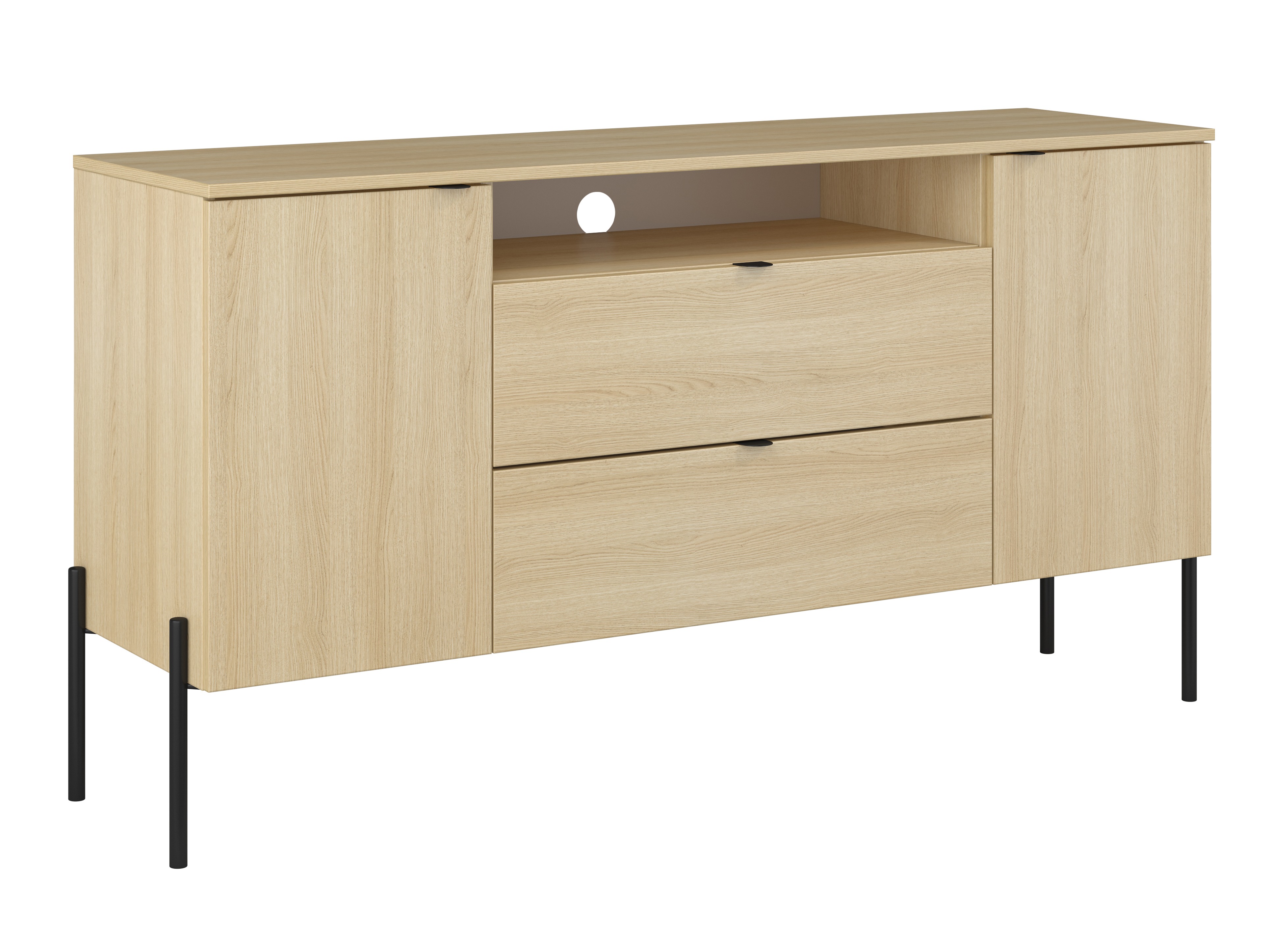 Chest of drawers Levtenu 114 (Oak)