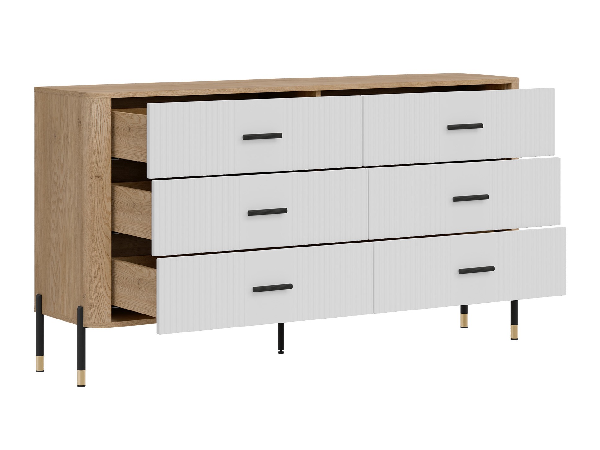Chest of drawers Flosora 111 (White)