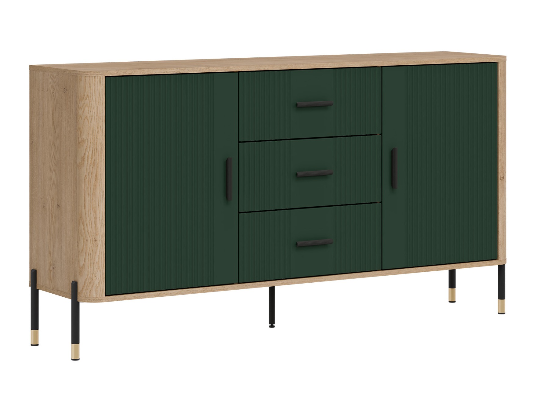 Chest of drawers Flosora 113 (Green)