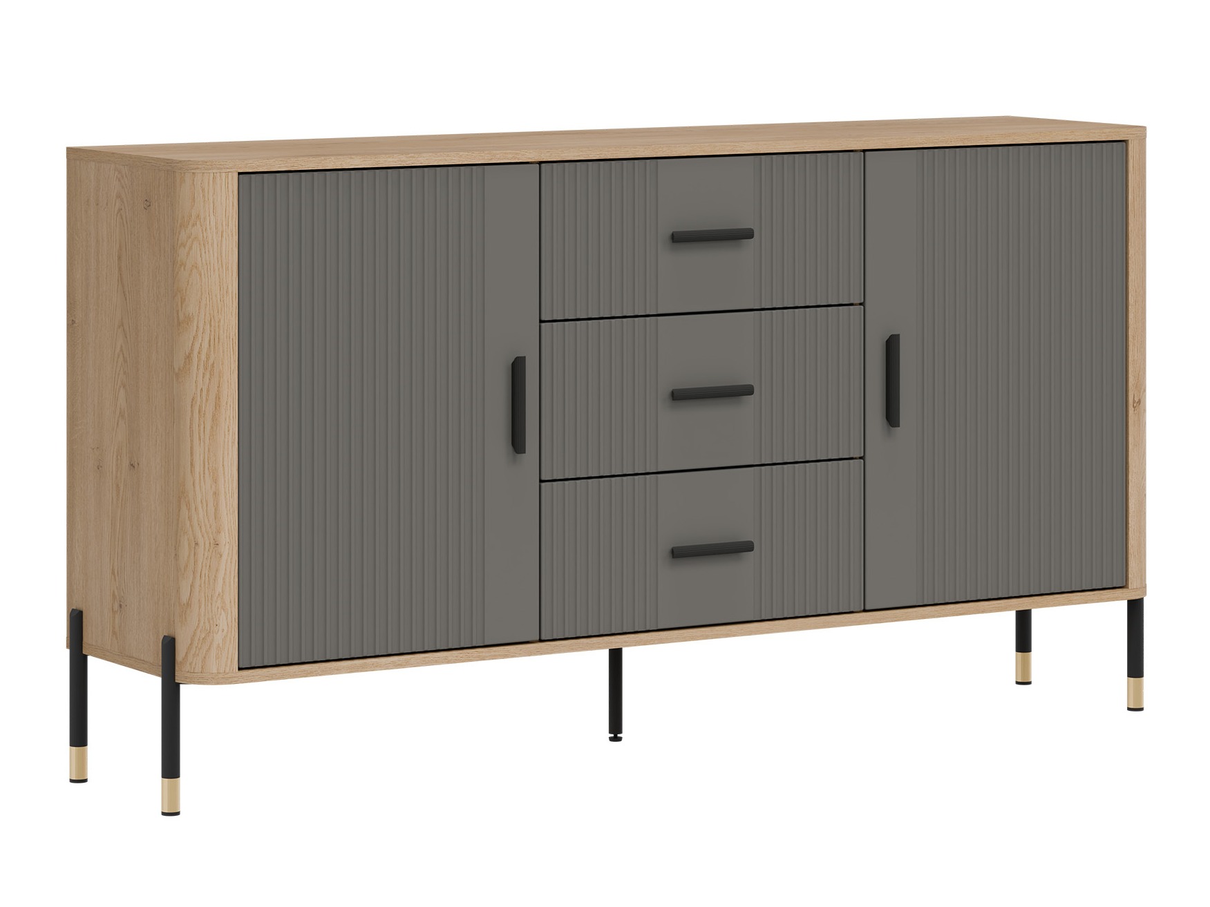 Chest of drawers Flosora 113 (Grey)