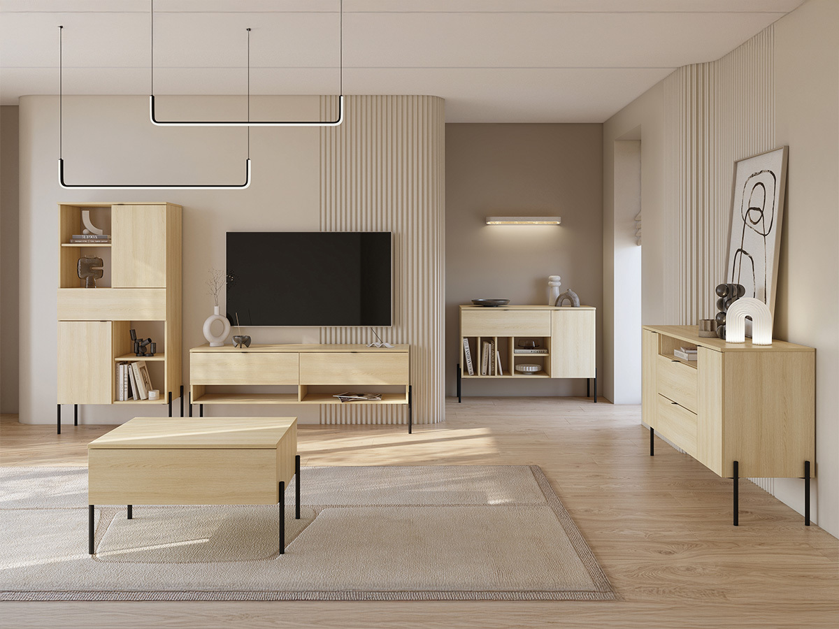 Living room set Levtenu 118 (Oak)