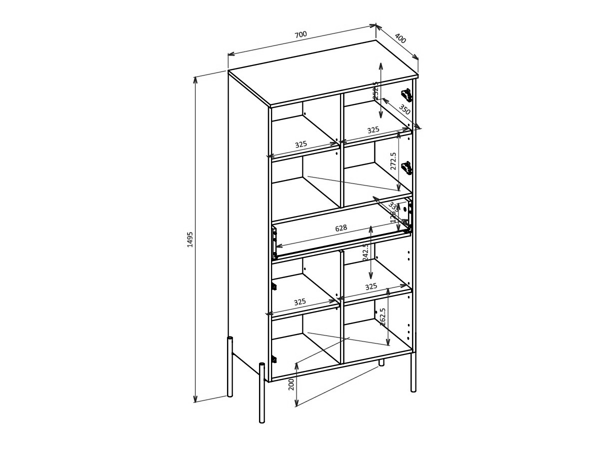 Living room set Levtenu 118 (Oak)