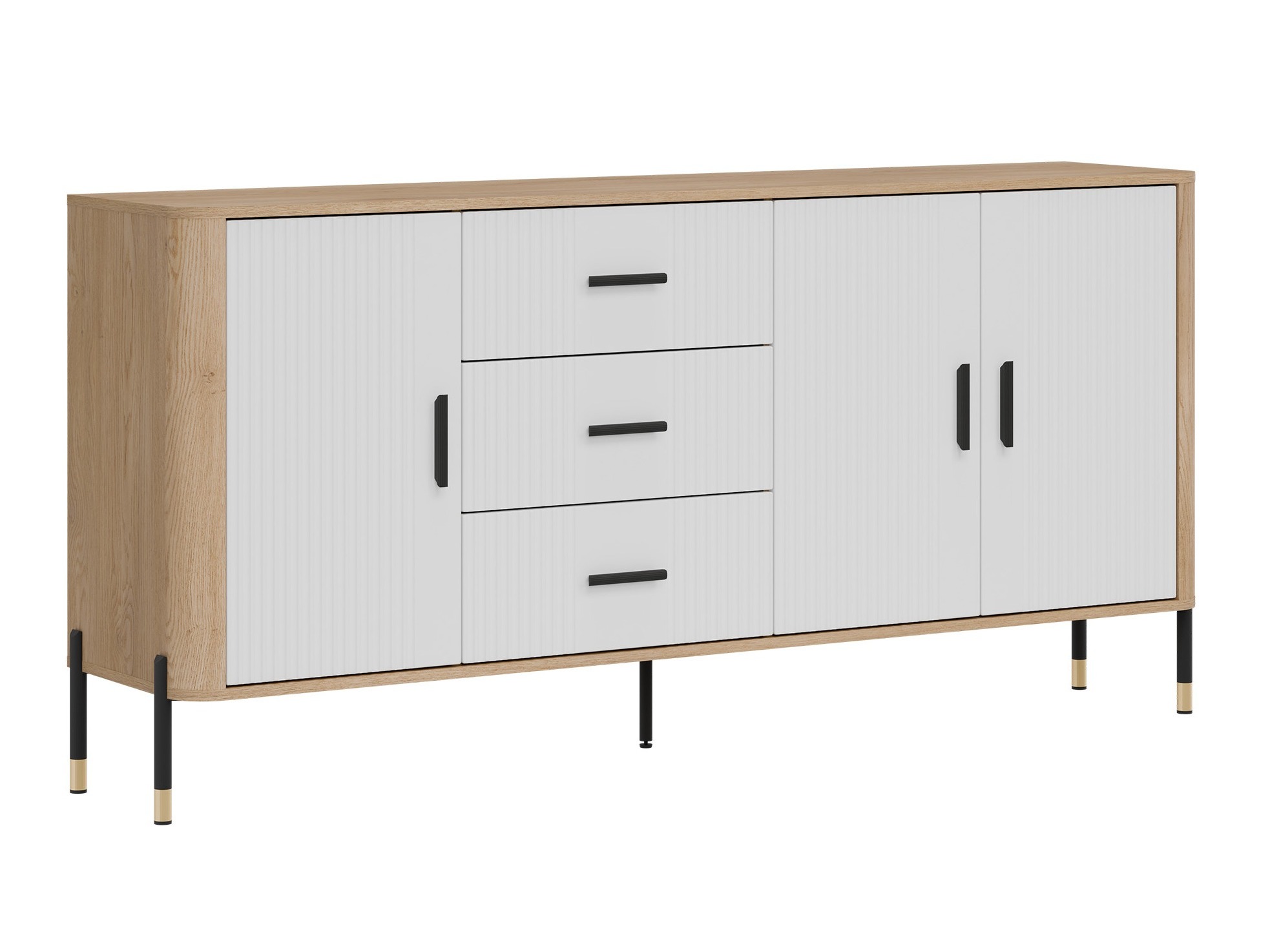 Chest of drawers Flosora 115 (White)