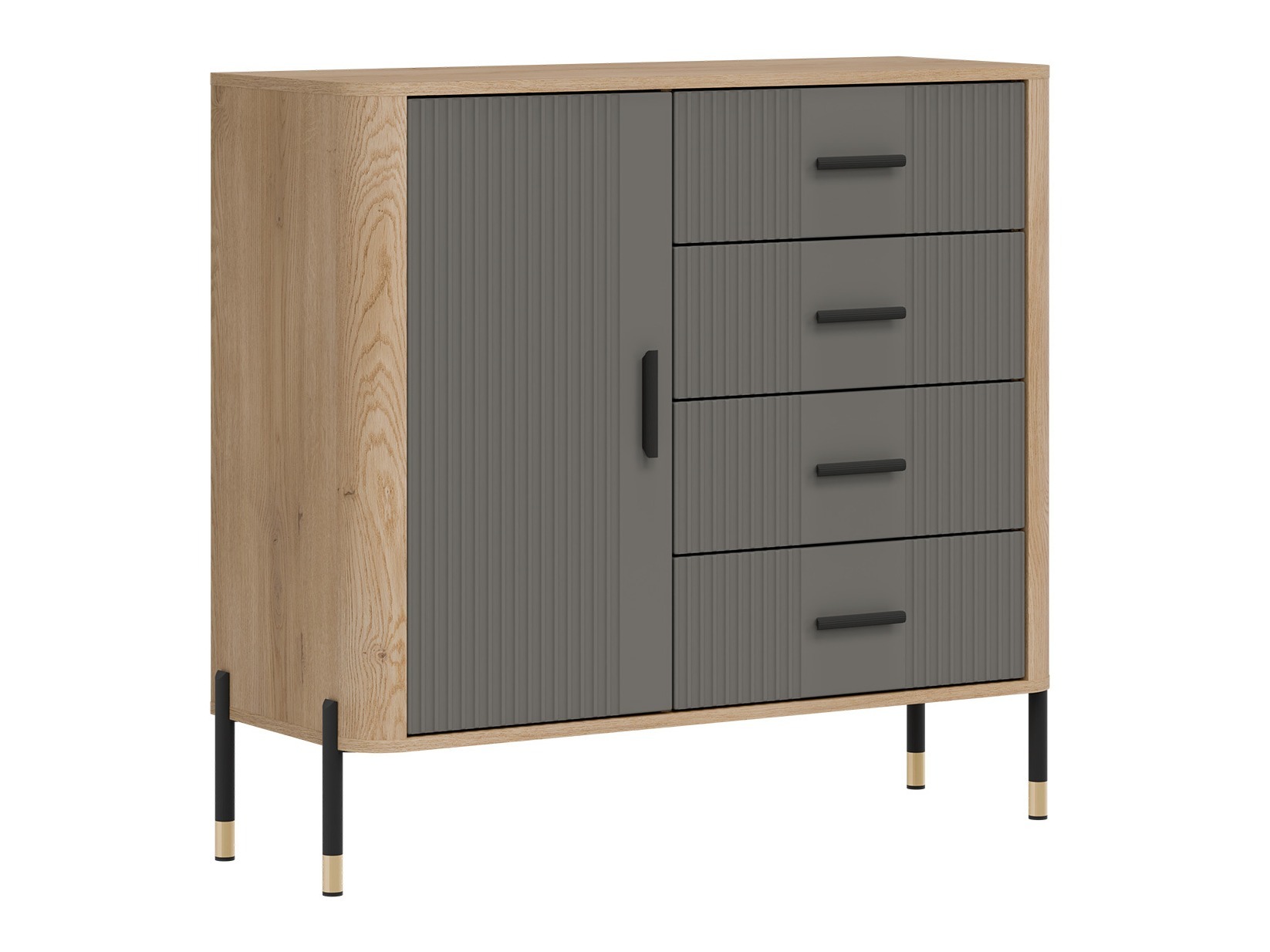 Chest of drawers Flosora 117 (Grey)