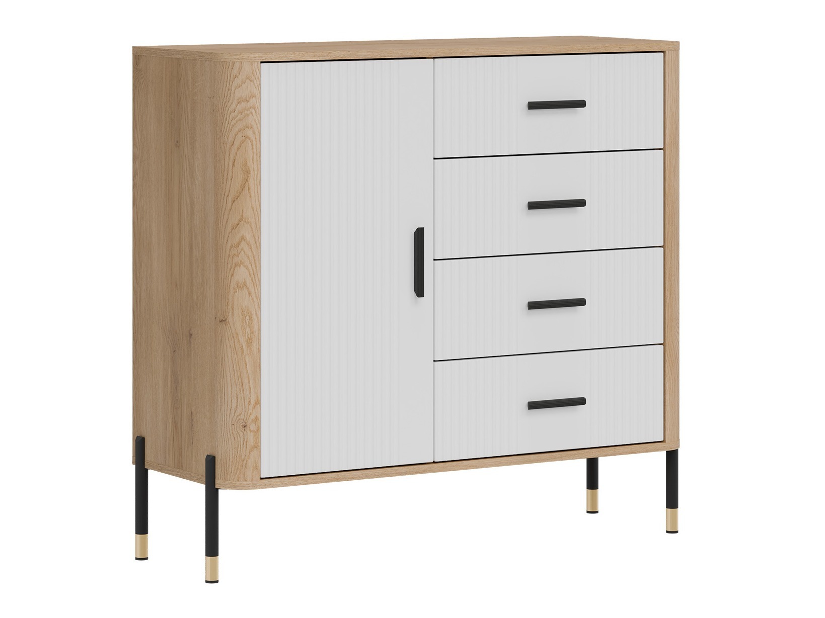 Chest of drawers Flosora 117 (White)