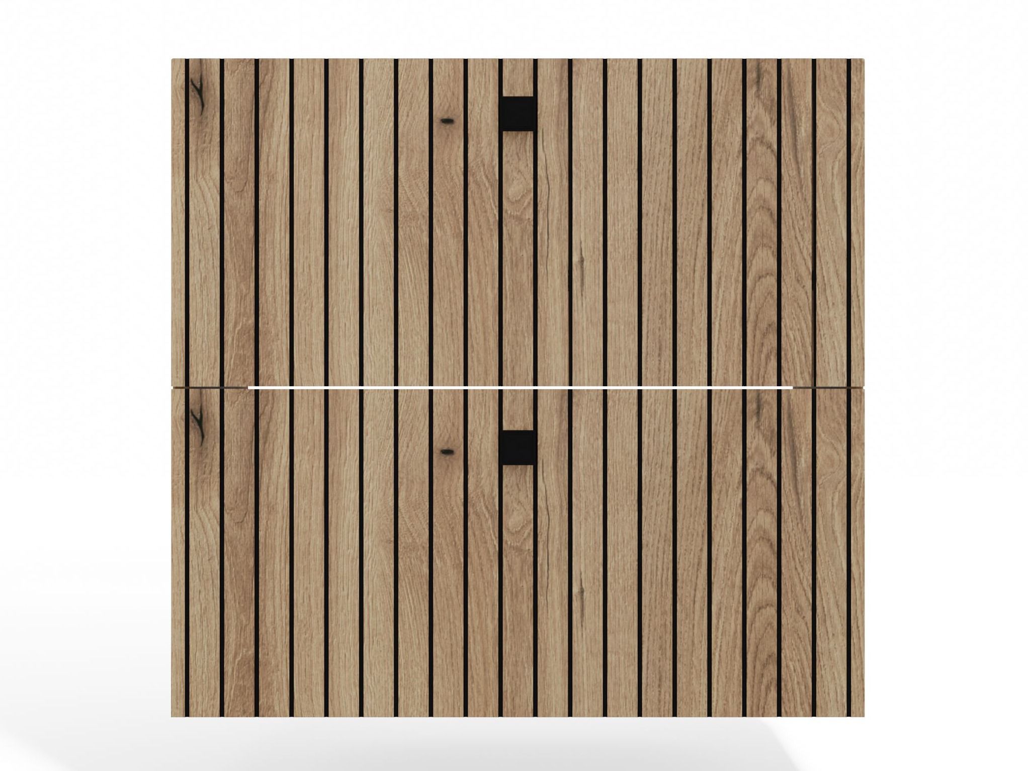 Wall-mounted bathroom cabinet for washbasin Mandeville 314 (Oak)