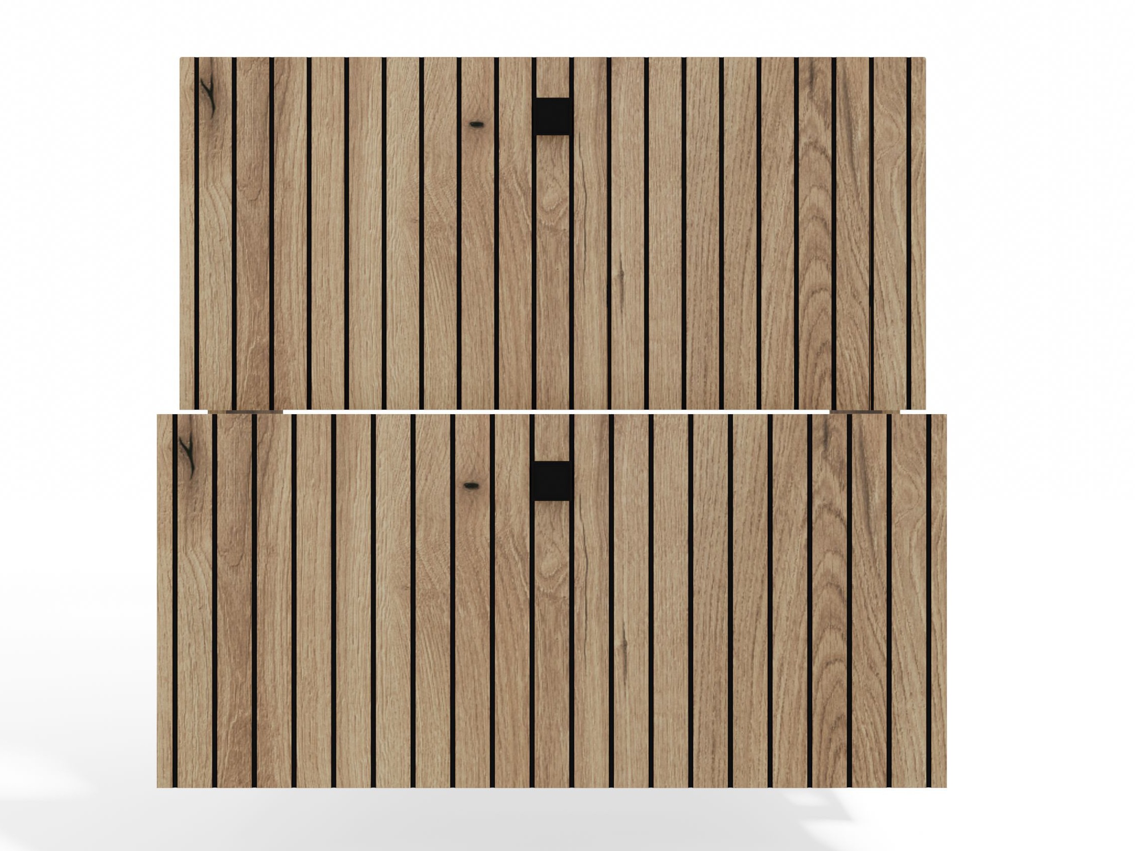Wall-mounted bathroom cabinet for washbasin Mandeville 314 (Oak)