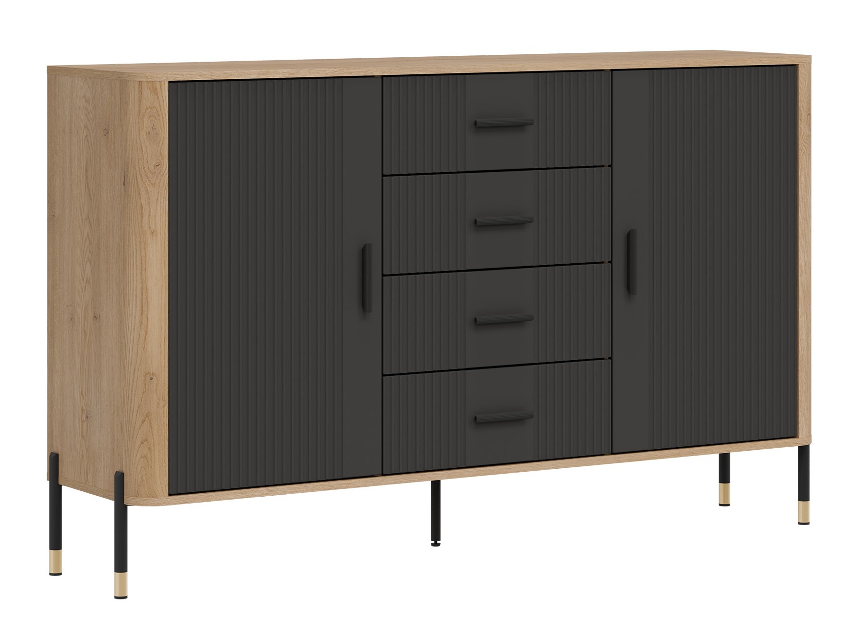 Chest of drawers Flosora 119 (Anthracite)