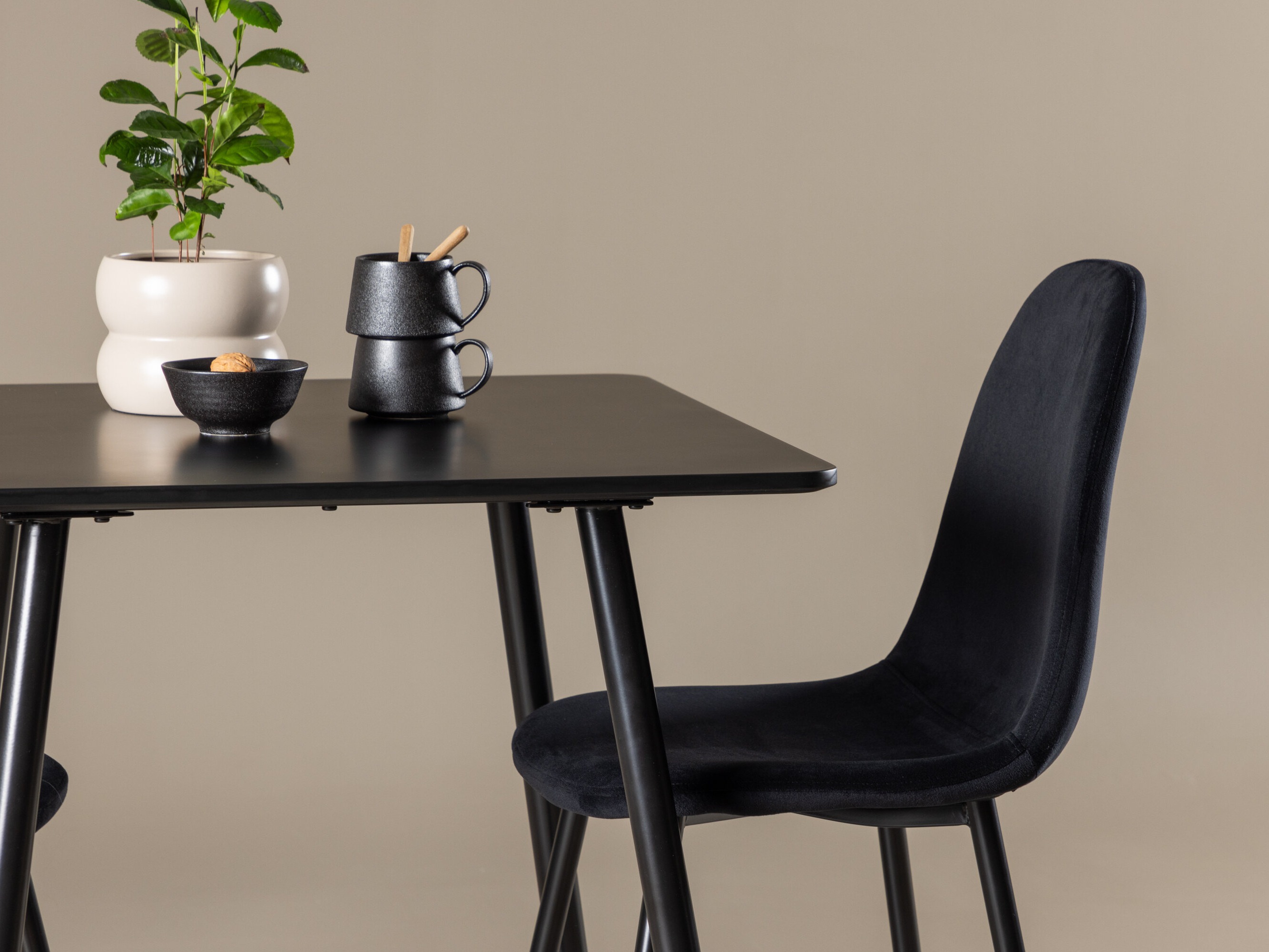 Dining set Dallas 4909 (Black)