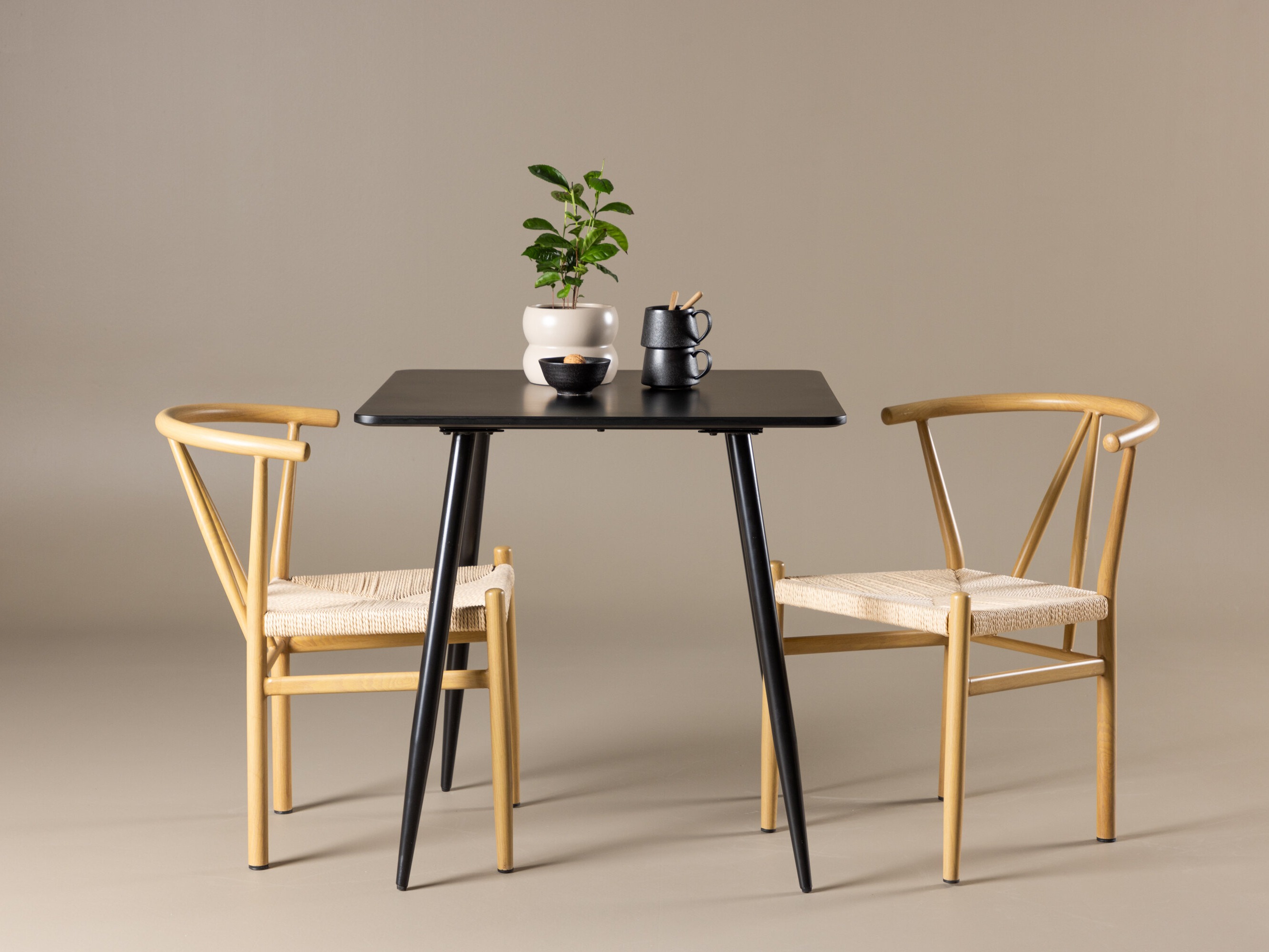 Dining set Dallas 4920 (Beige + Light brown)