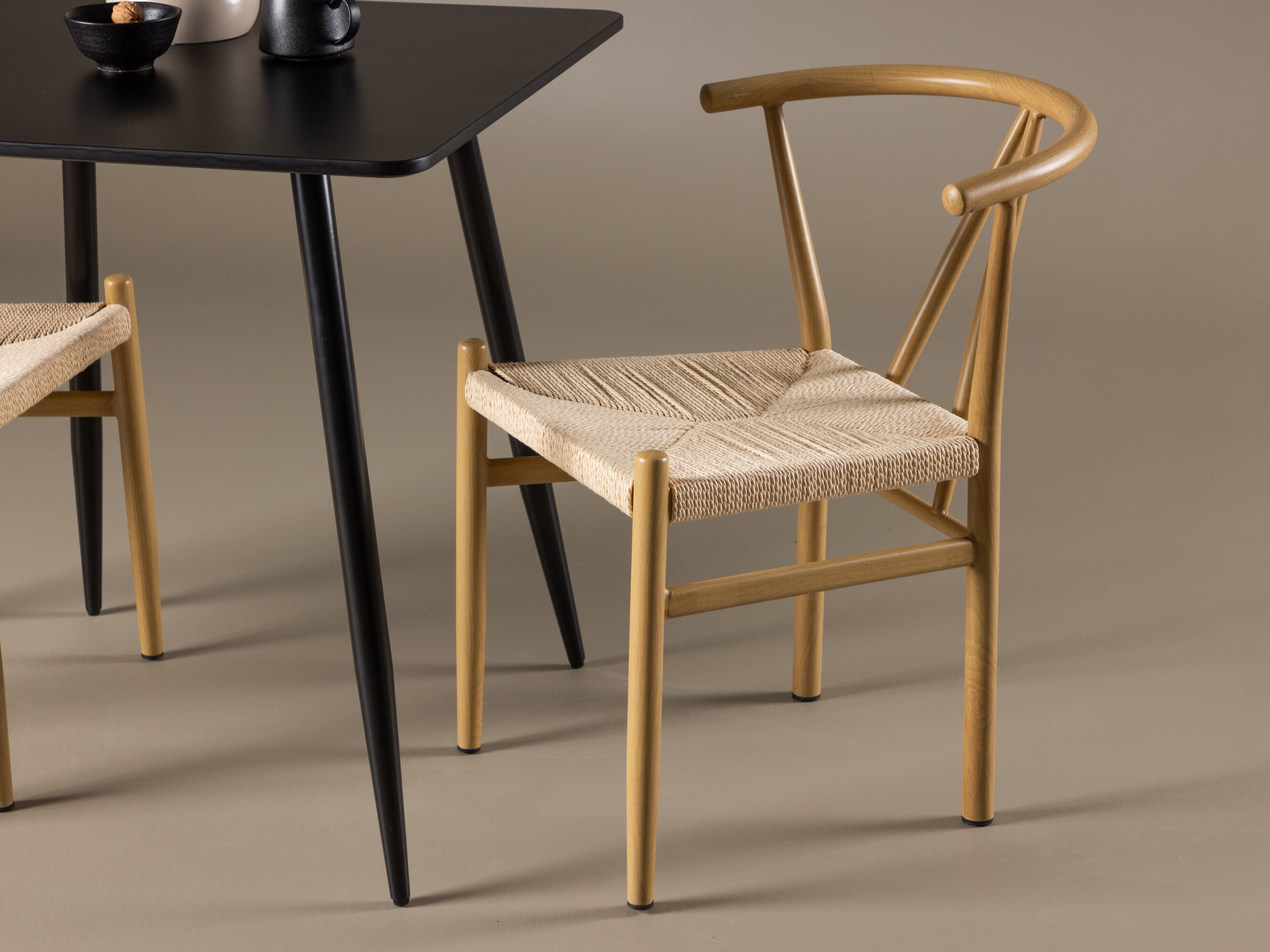 Dining set Dallas 4920 (Beige + Light brown)