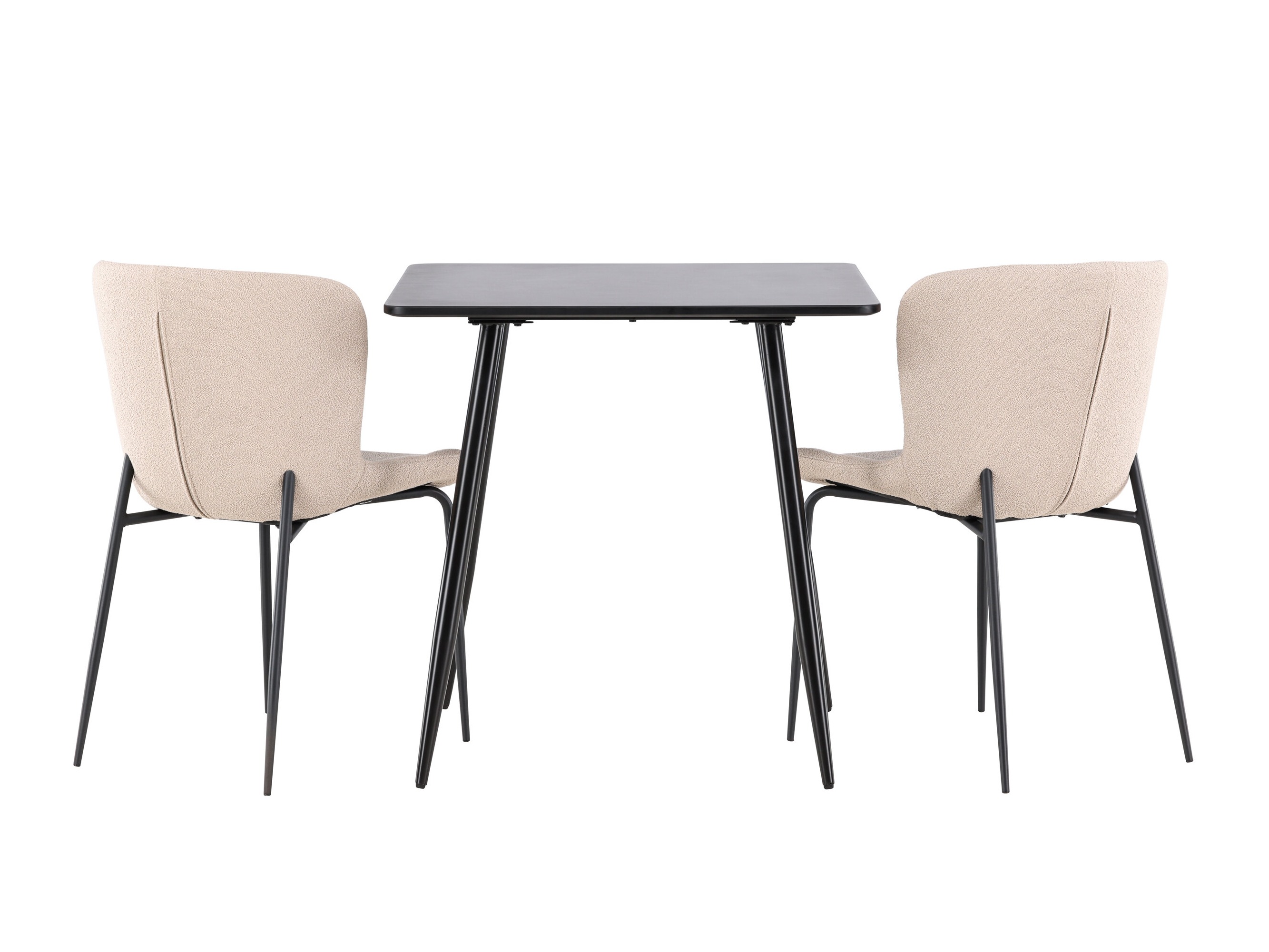 Dining set Dallas 4910 (Black + Beige)