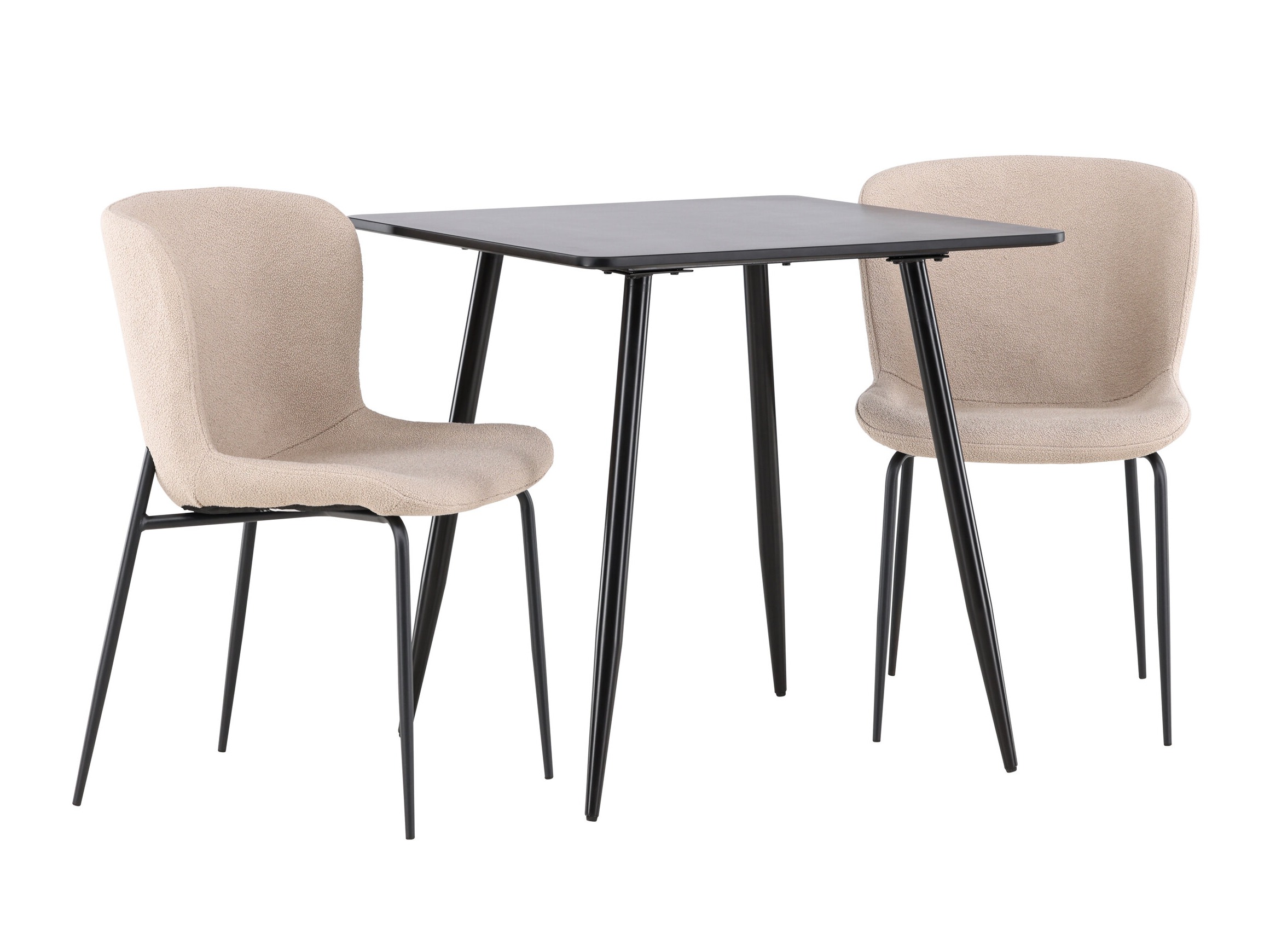 Dining set Dallas 4910 (Black + Beige)