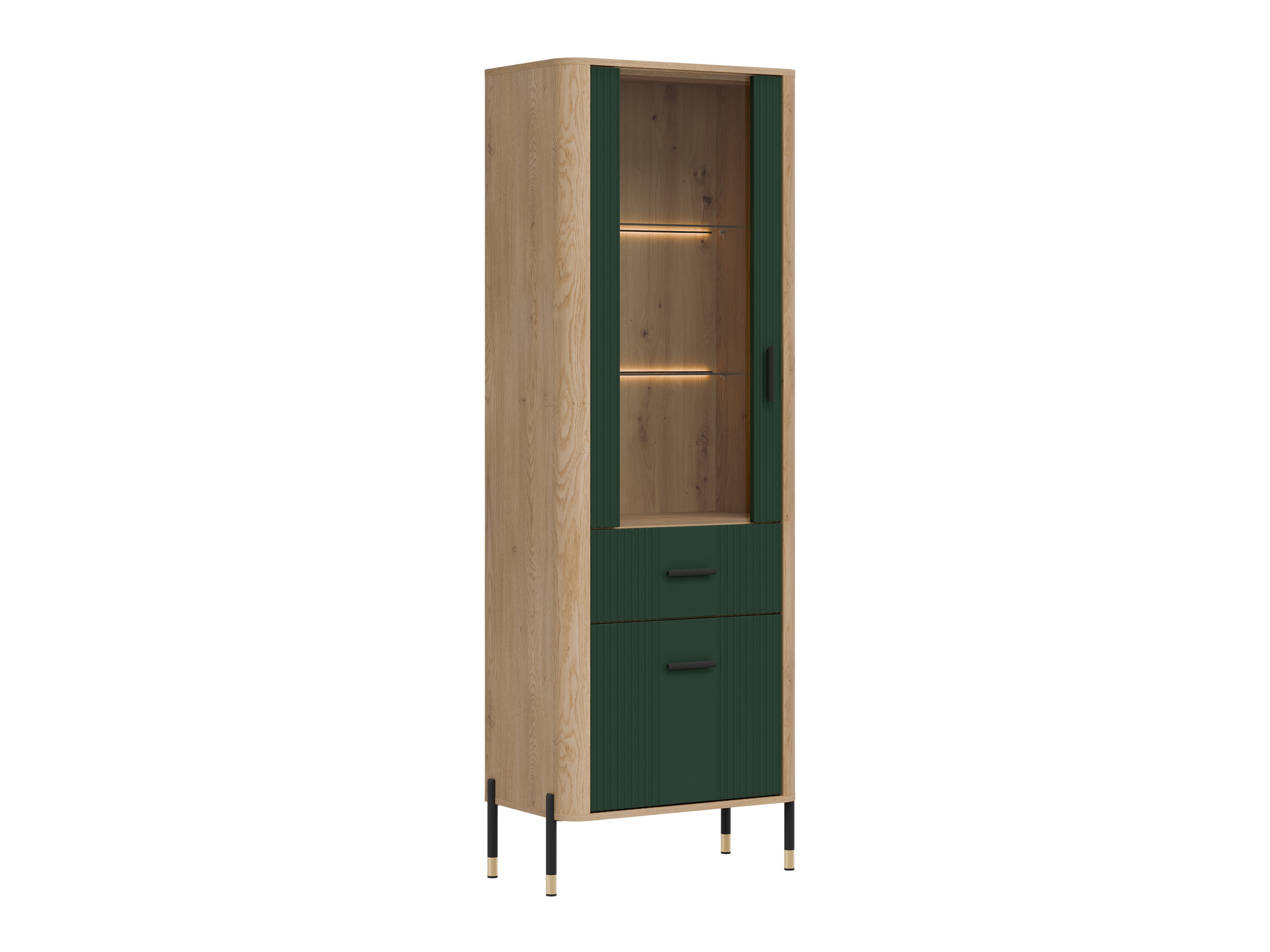 Bookcase Flosora 127 (Green)