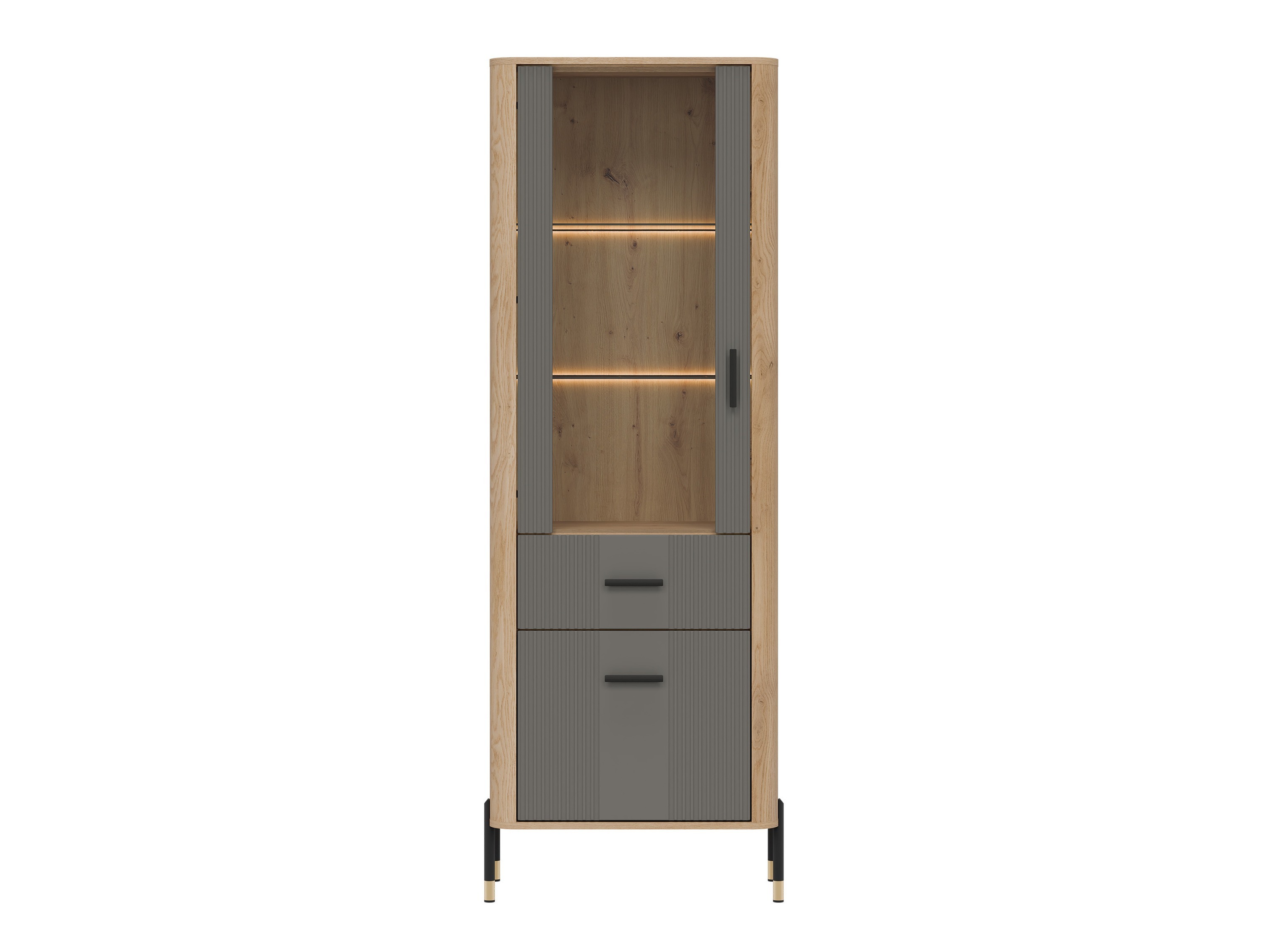 Bookcase Flosora 127 (Grey)