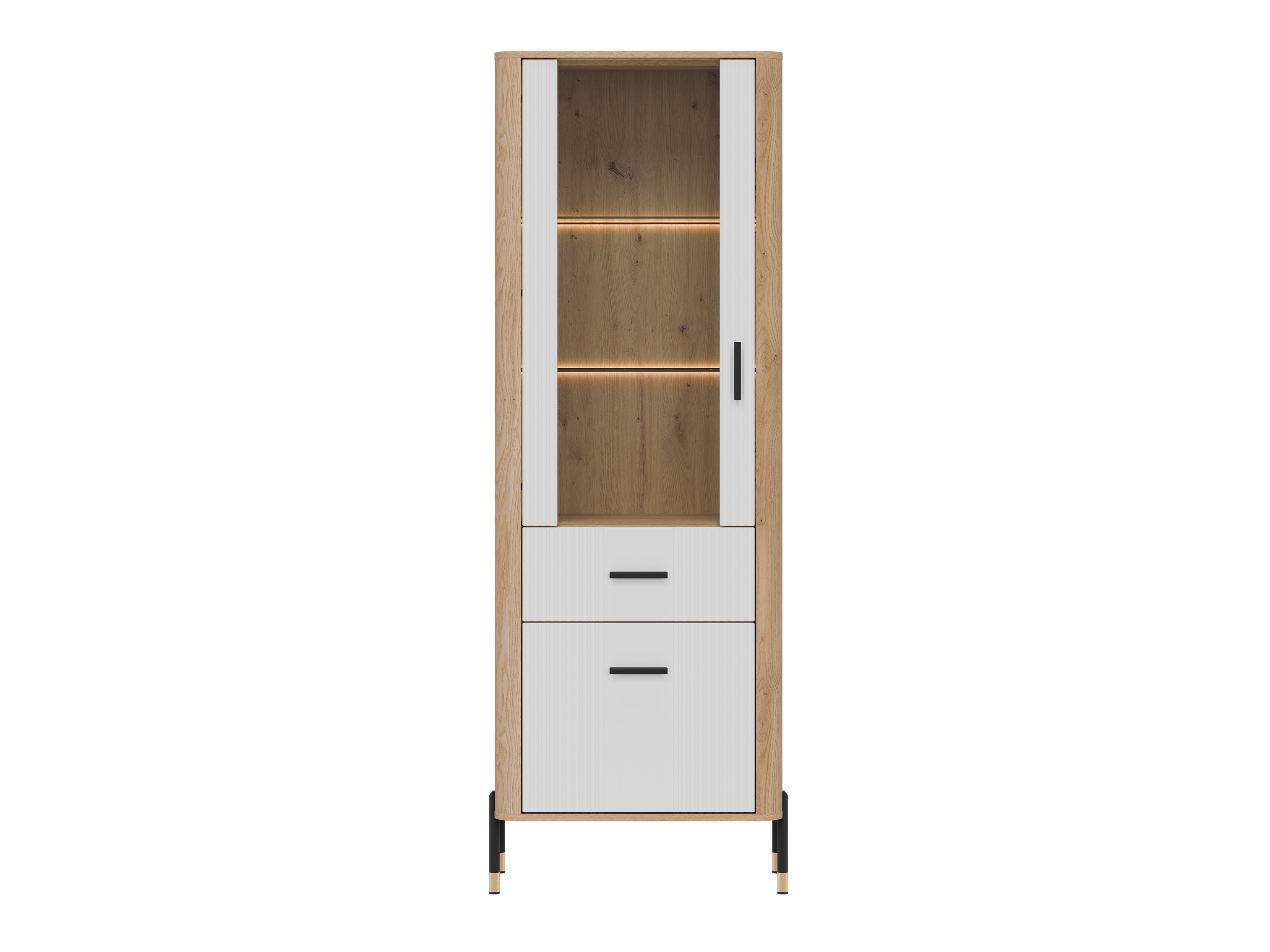 Bookcase Flosora 127 (White)