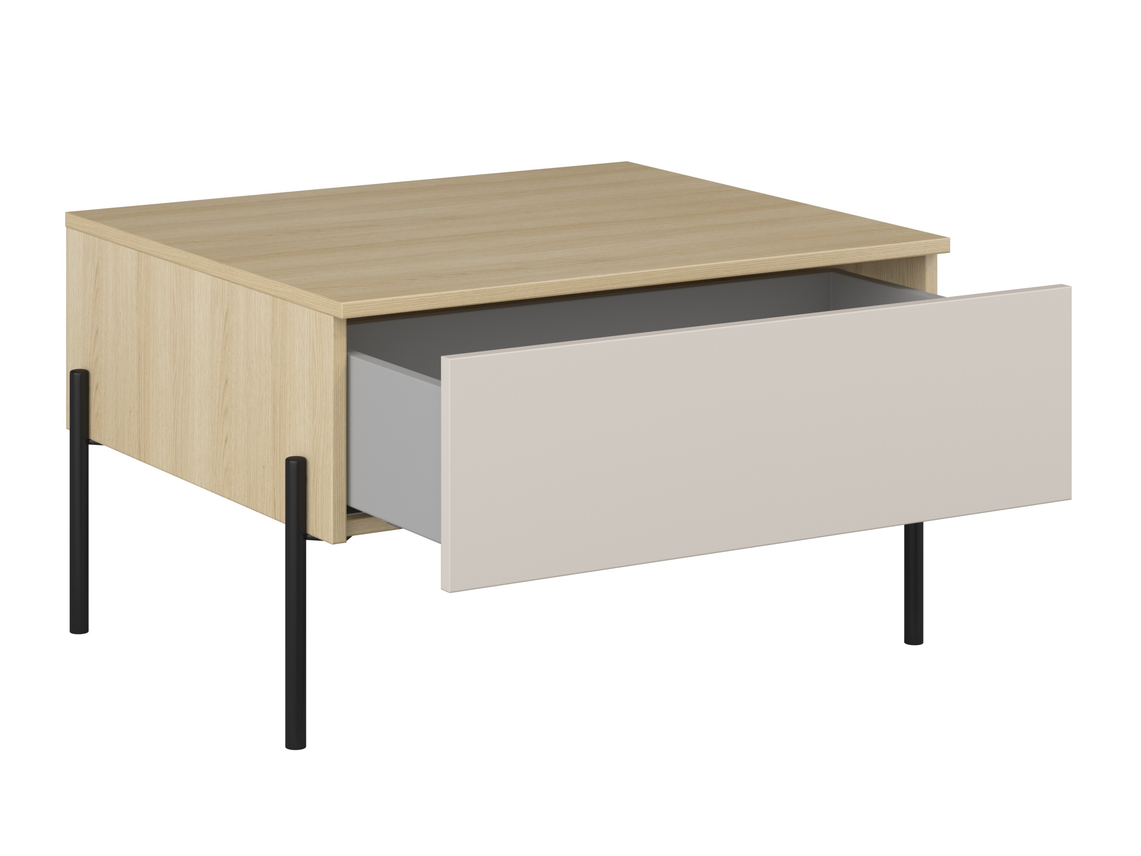 Coffee table Levtenu 116 (Oak + Cashmere)