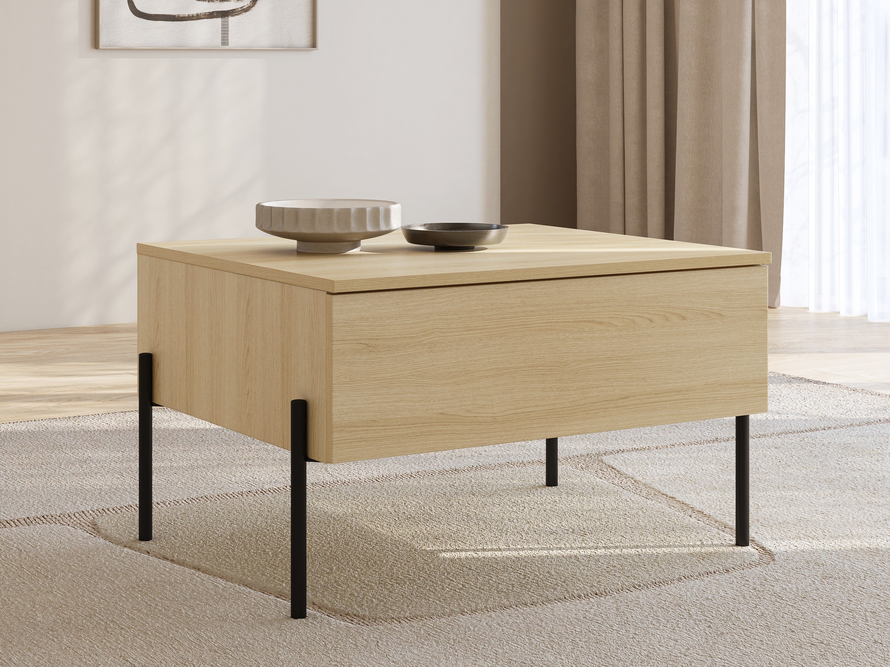 Coffee table Levtenu 116 (Oak)