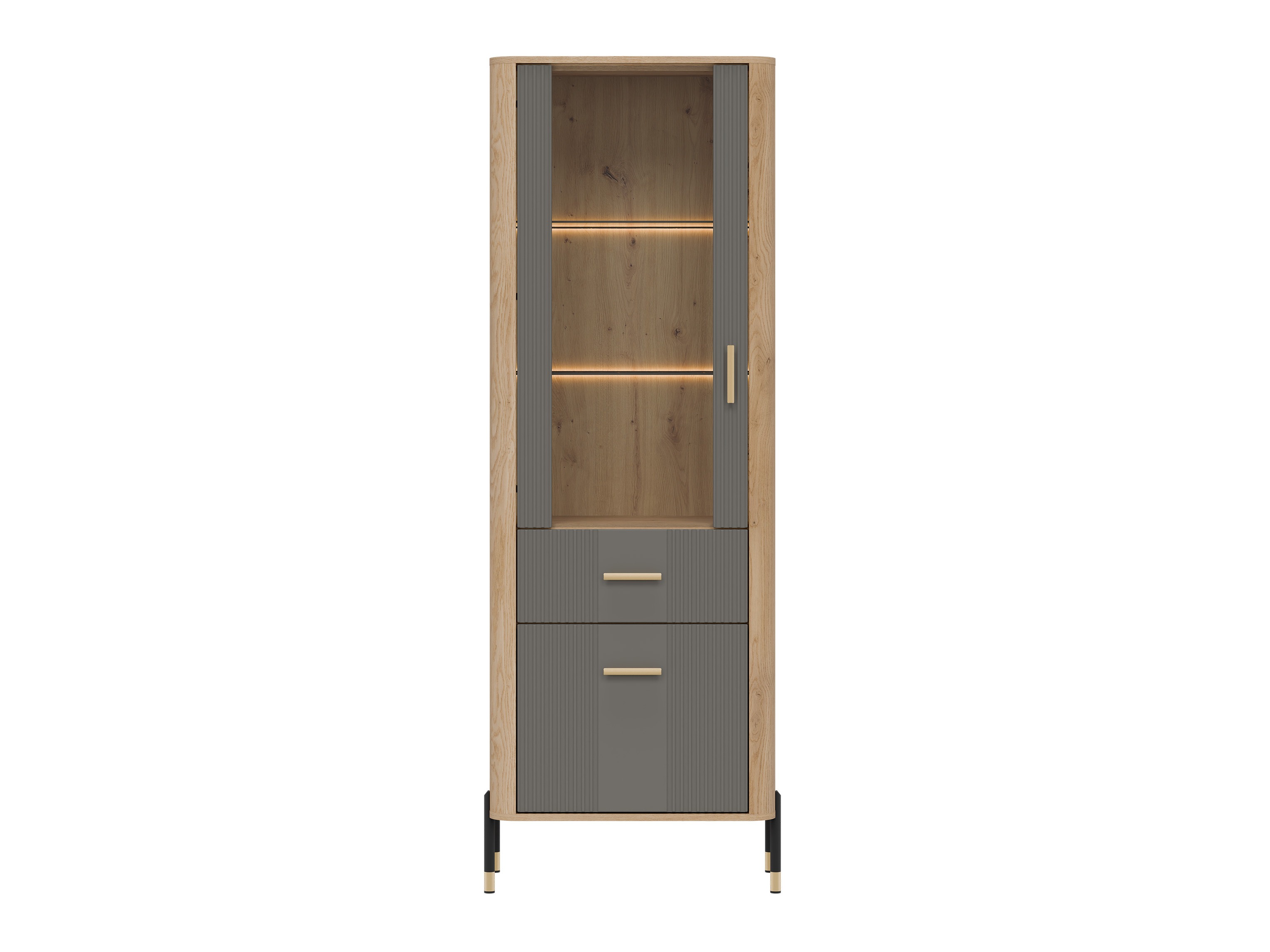 Bookcase Flosora 127 (Grey)