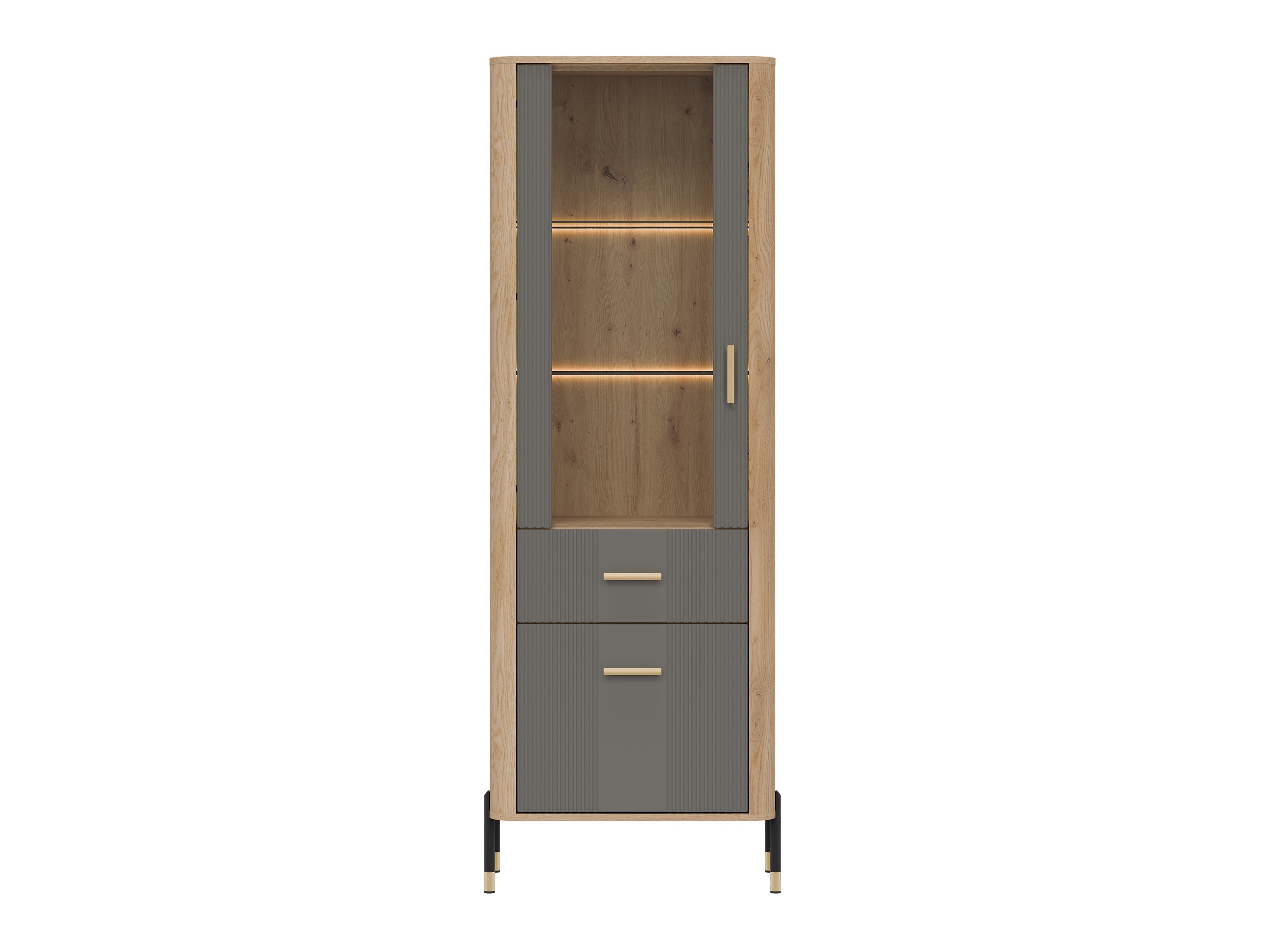 Bookcase Flosora 127 (Grey)