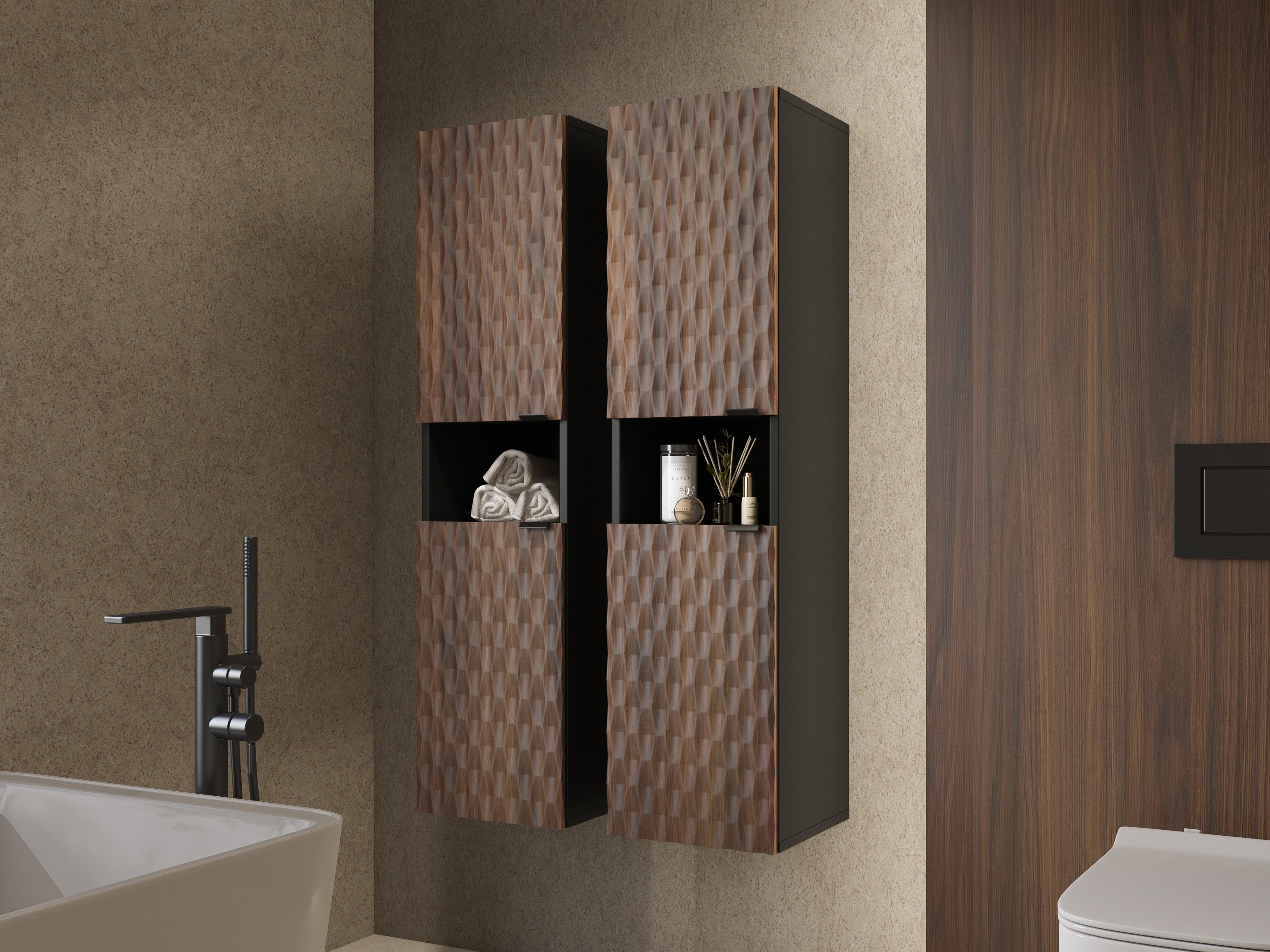 Wall-mounted bathroom cabinet Elitese 101