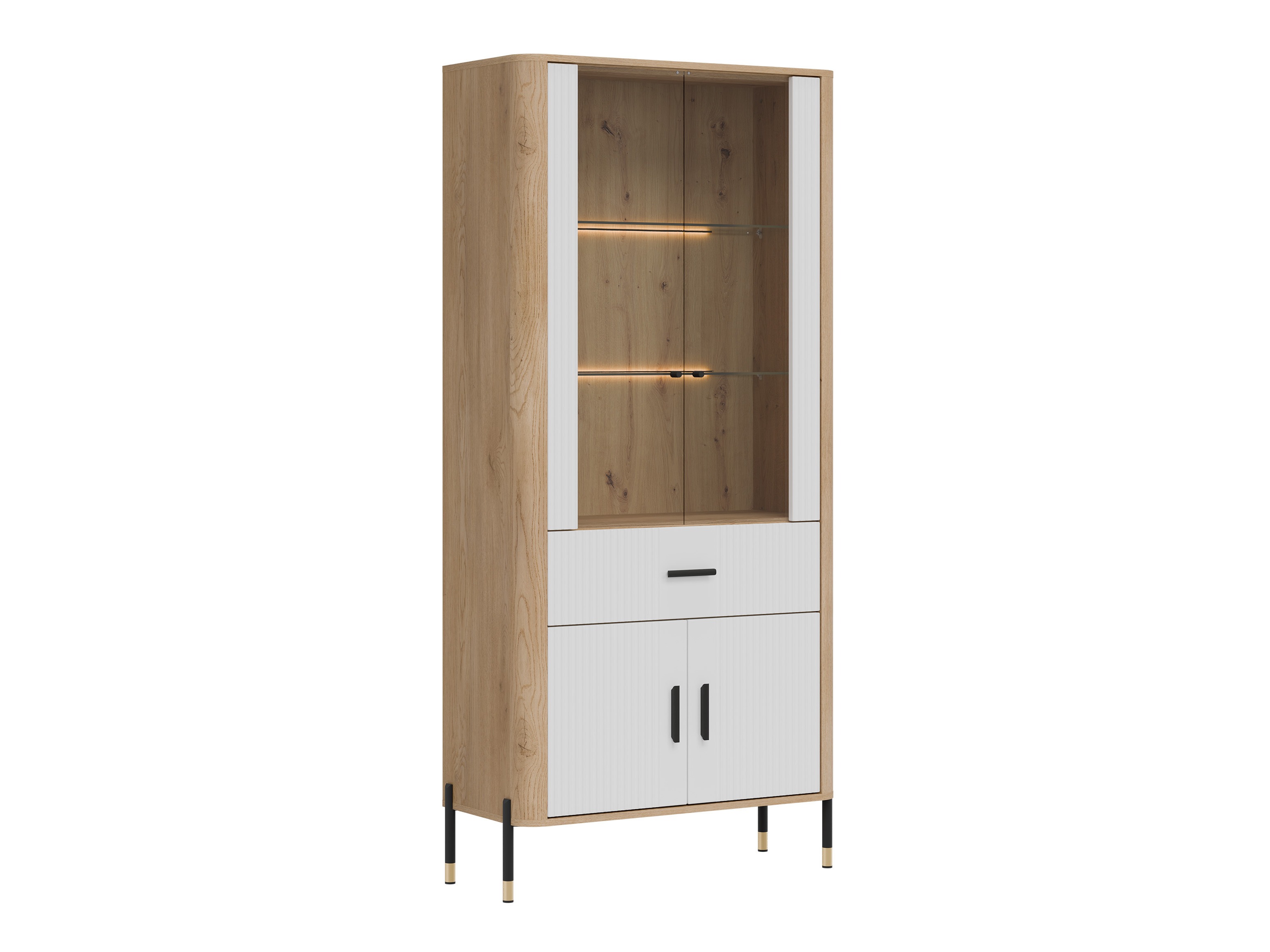 Bookcase Flosora 129 (White)