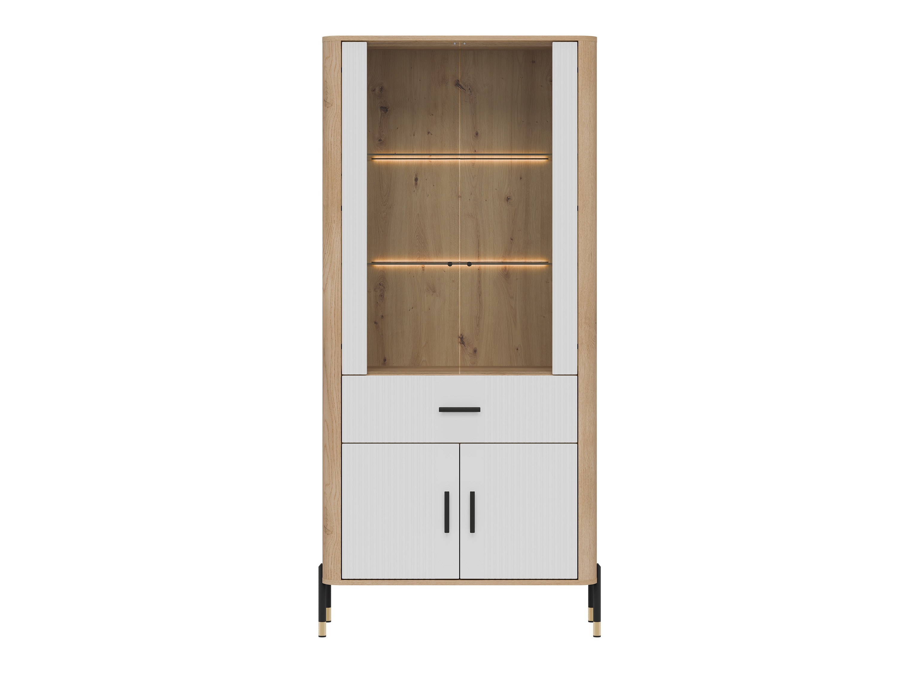 Bookcase Flosora 129 (White)