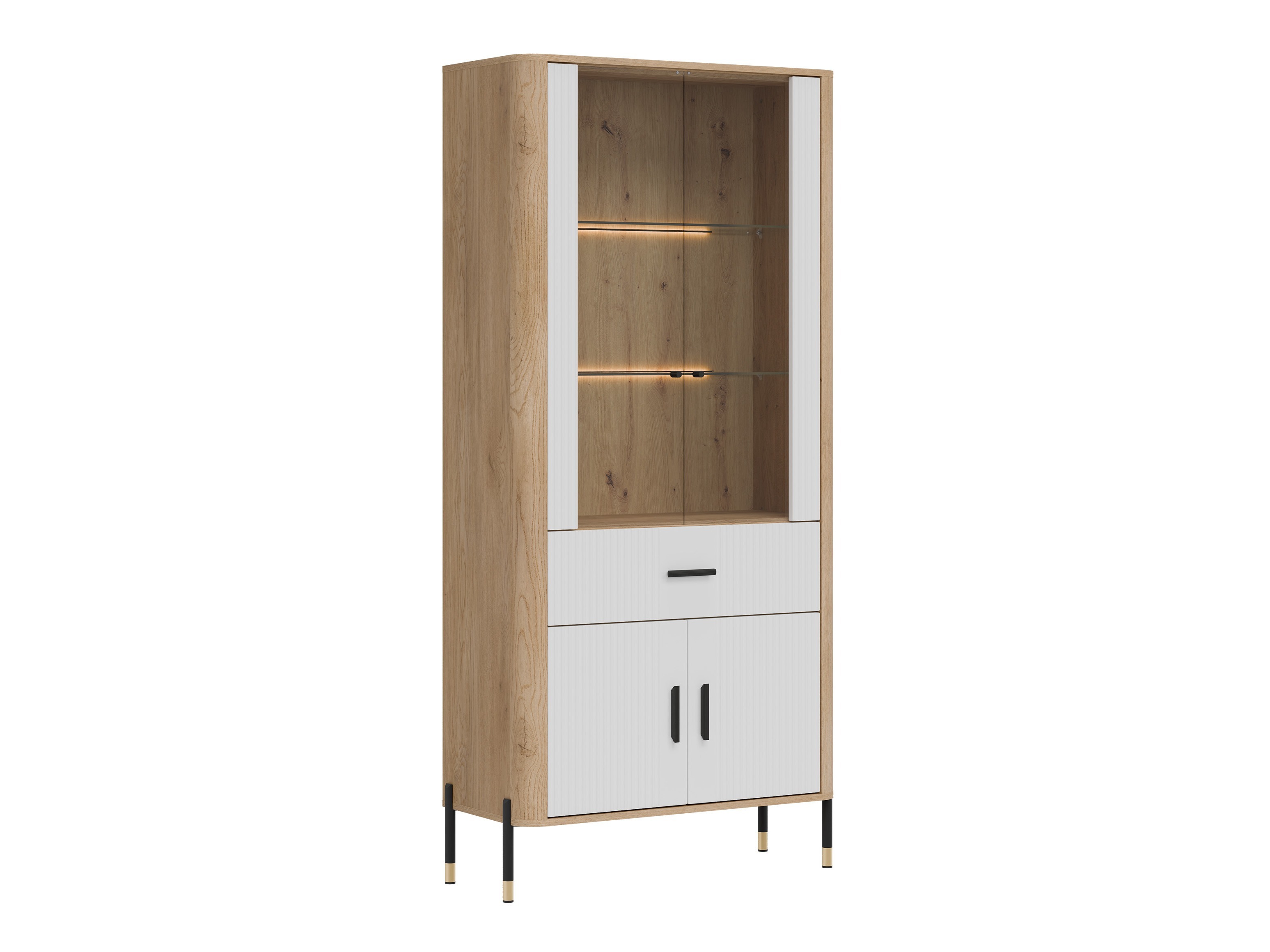 Bookcase Flosora 129 (White)