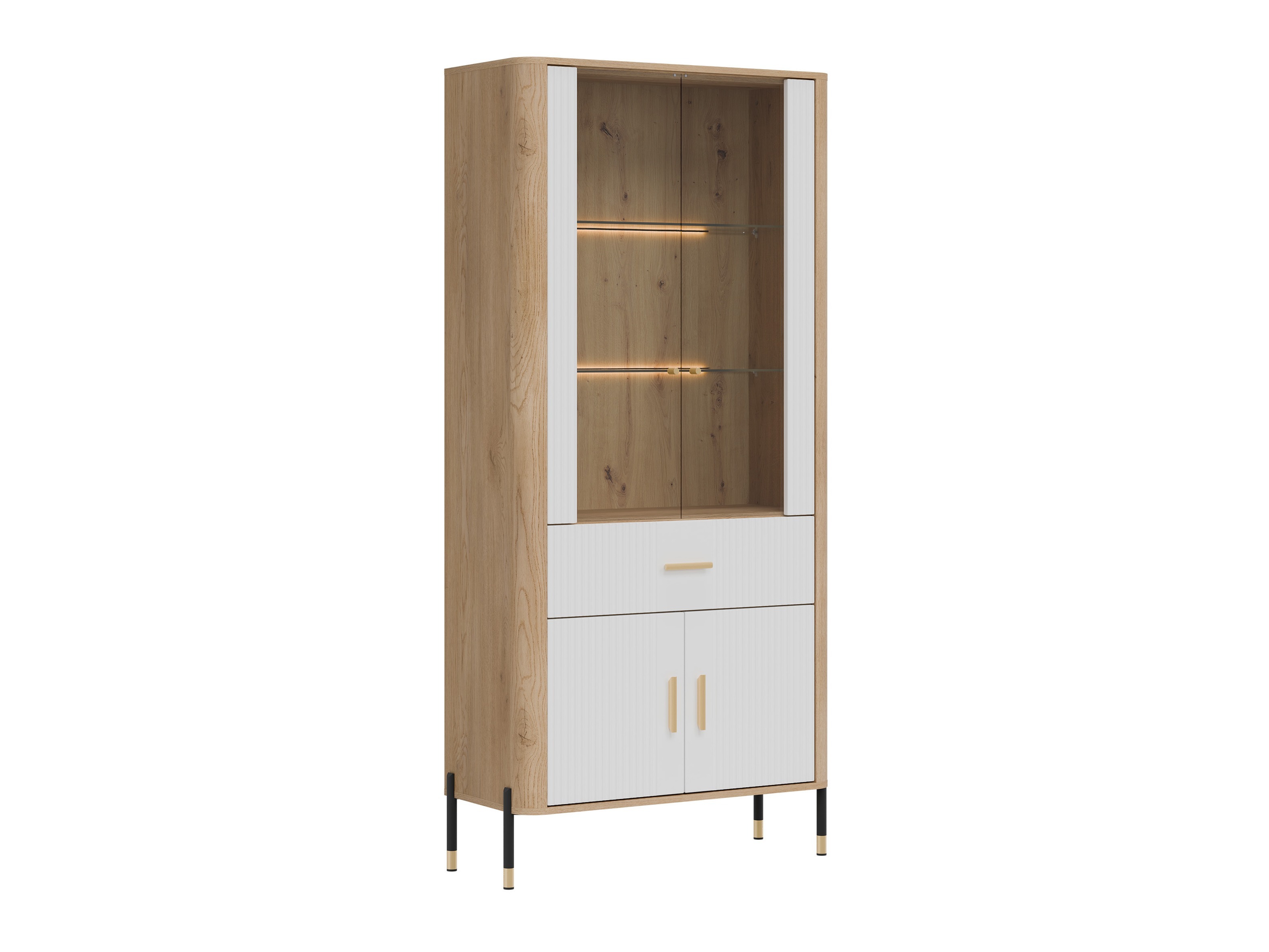 Bookcase Flosora 129 (White)