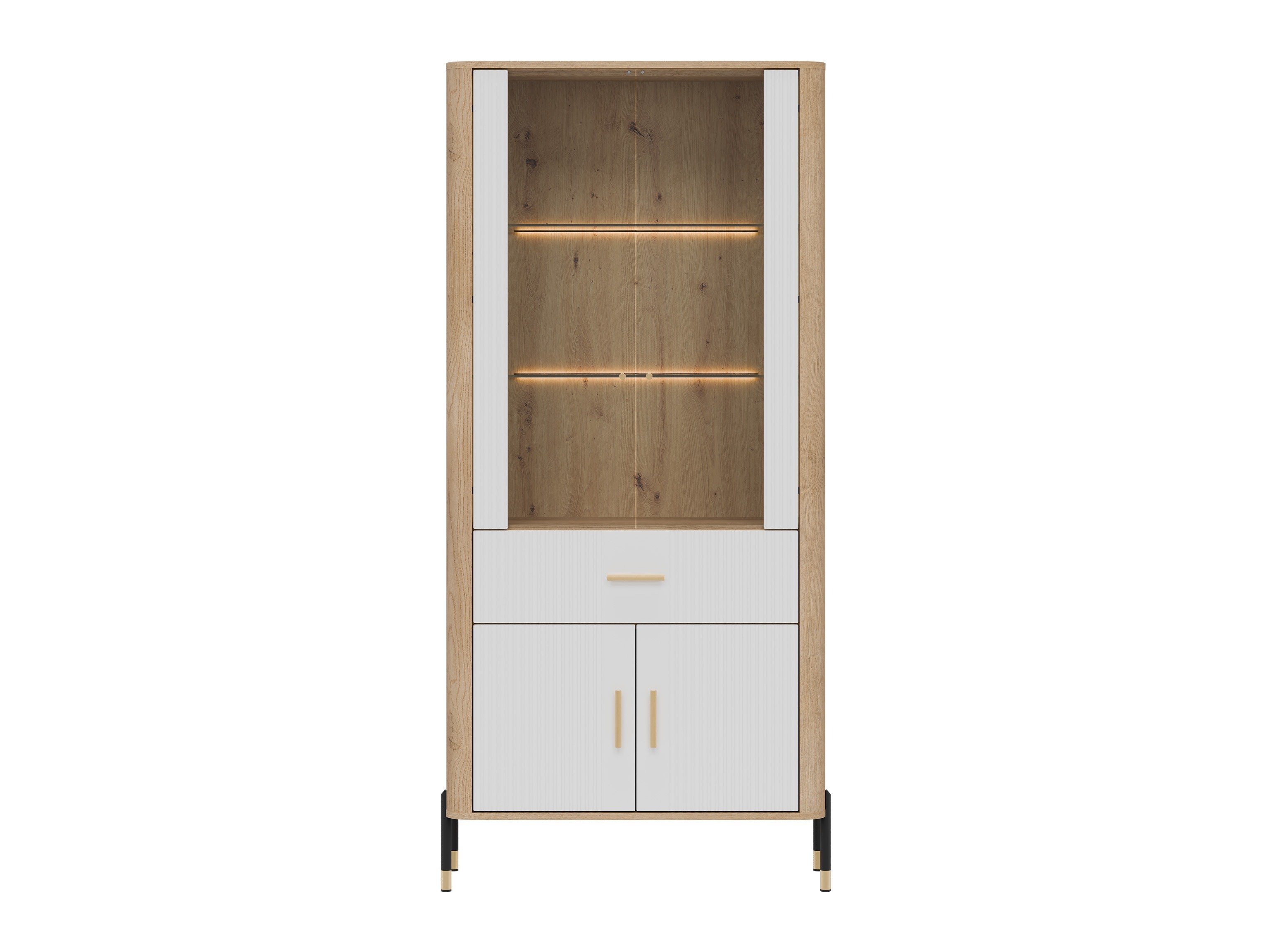Bookcase Flosora 129 (White)