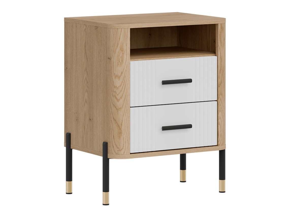 Bedside table Flosora 142 (White)