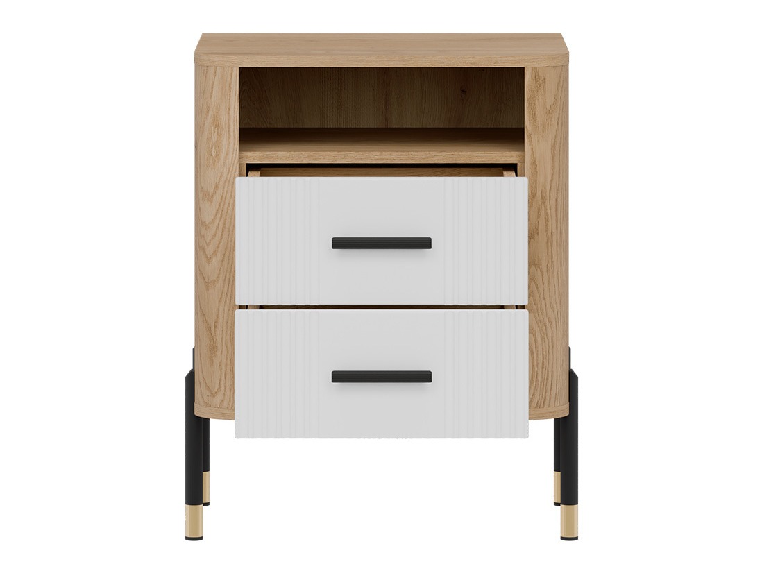 Bedside table Flosora 142 (White)